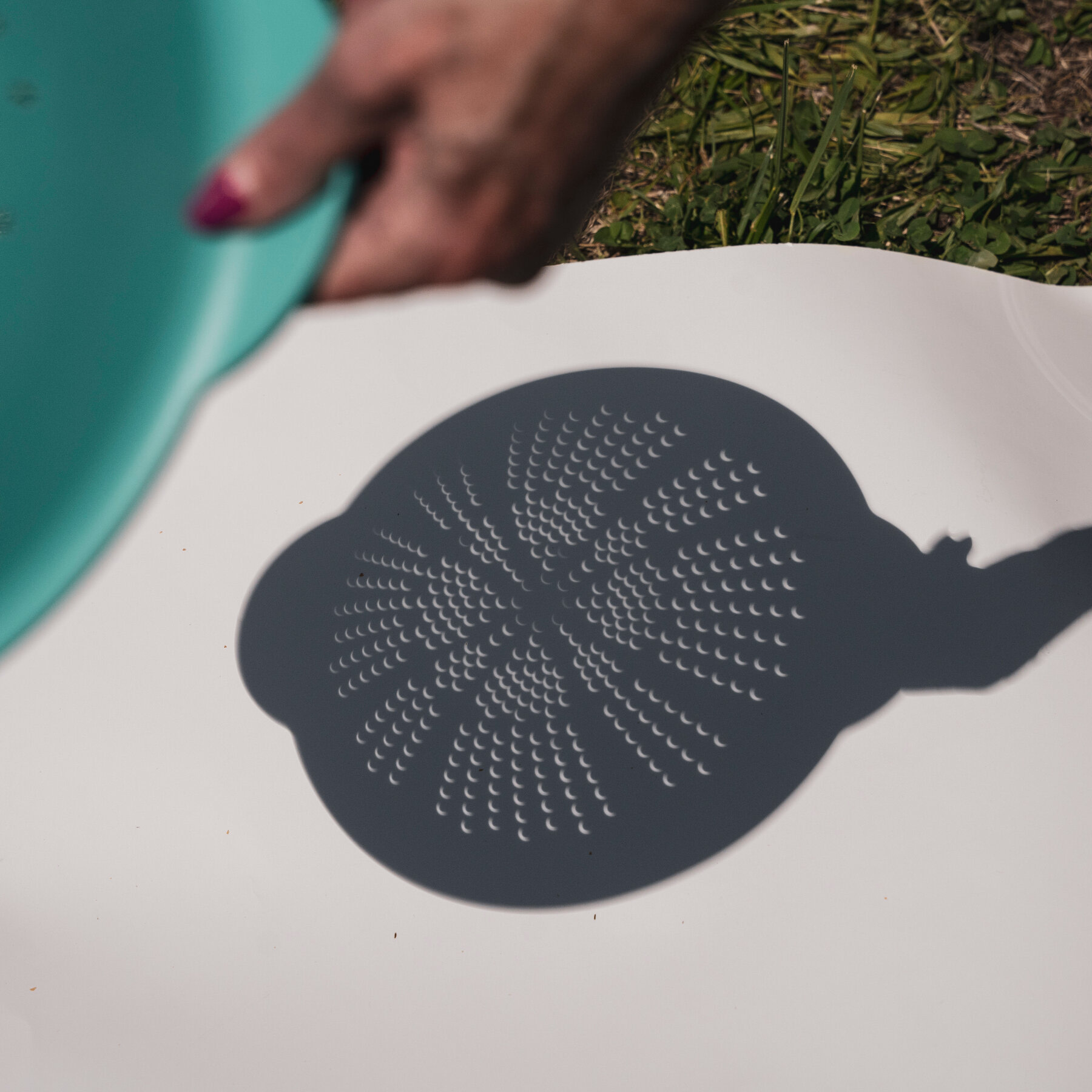 Crescent moons during the Eclipse (This photo made the NY Times as they were at this location for the Eclipse!)