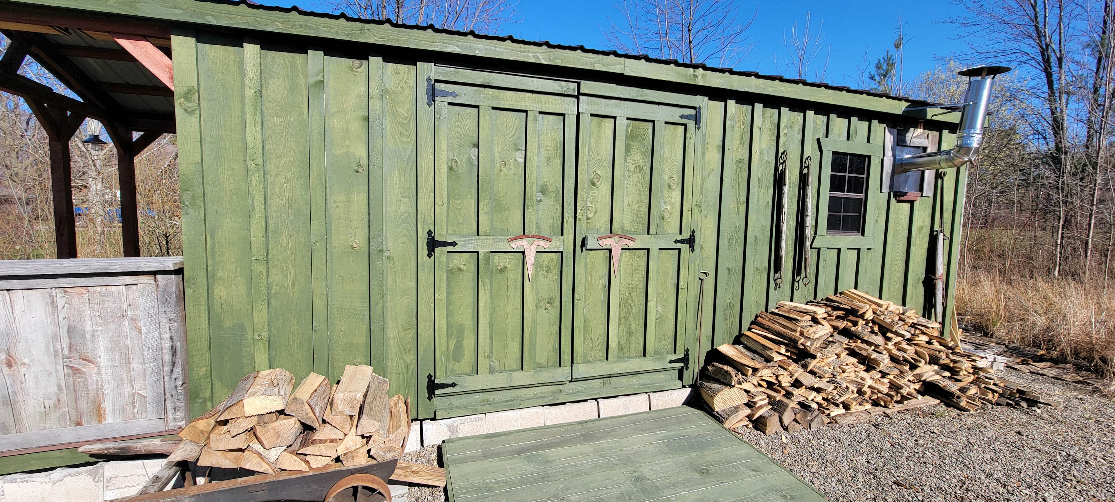Side Doors to Cabin
