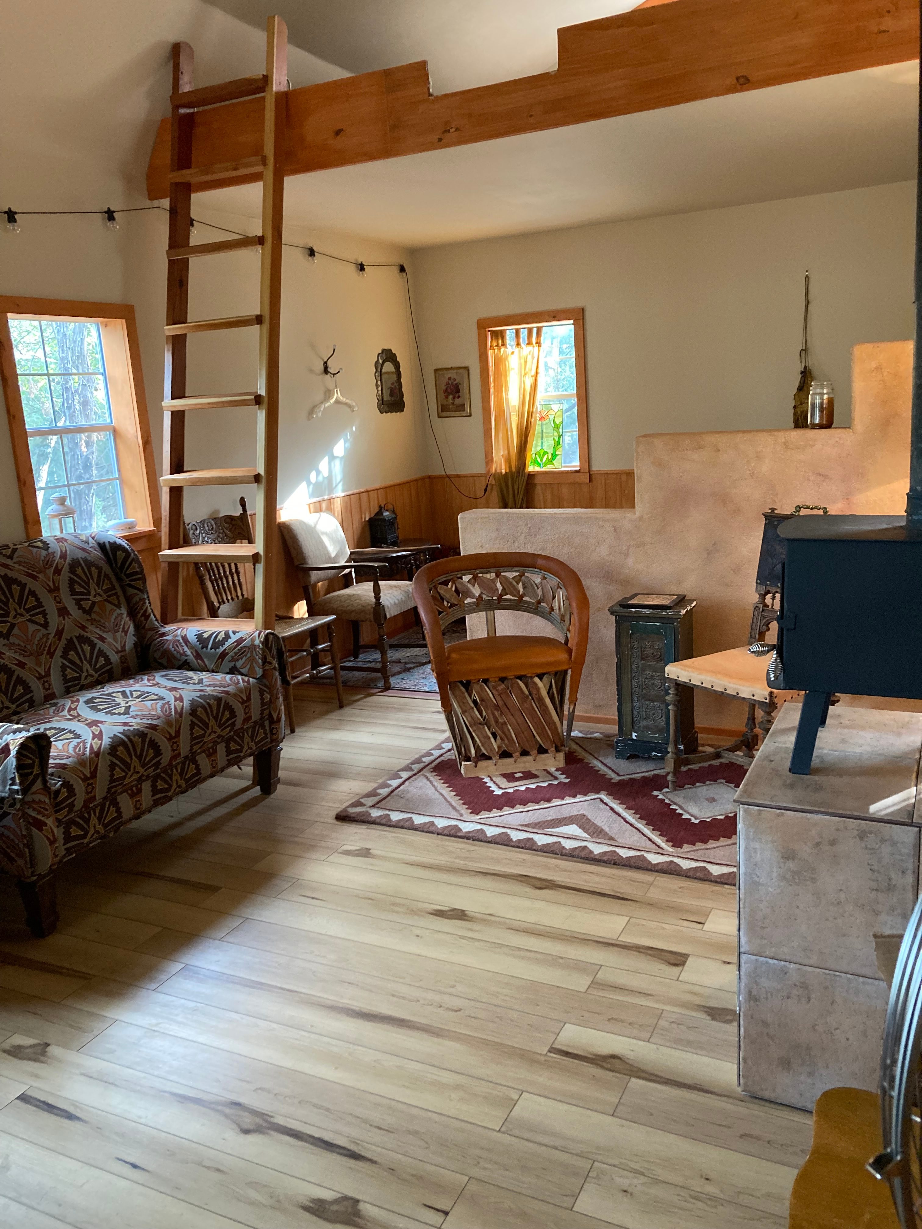 “Glamping” in the tall pines