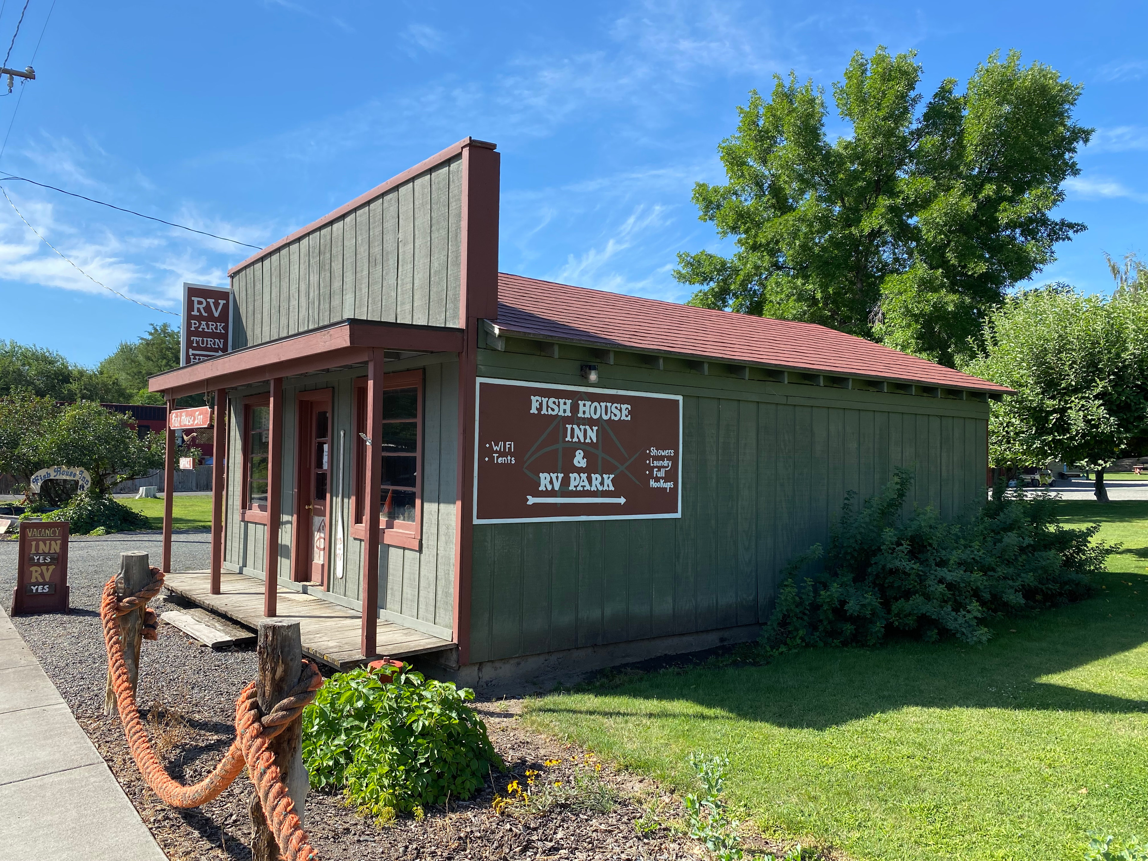Fish House Inn & RV park campsite 