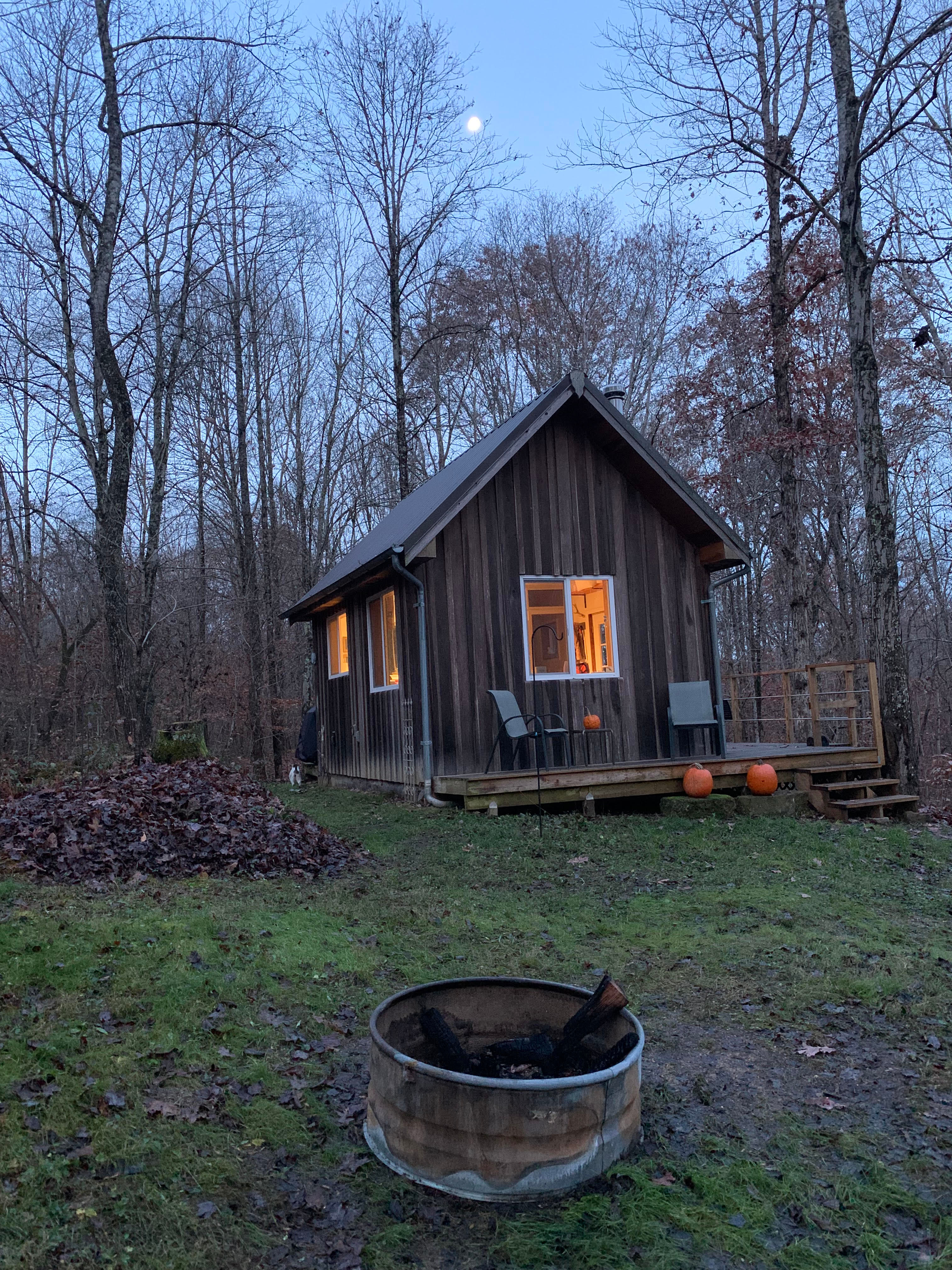 Tiny EcoCabin + Platform on 7 Acres
