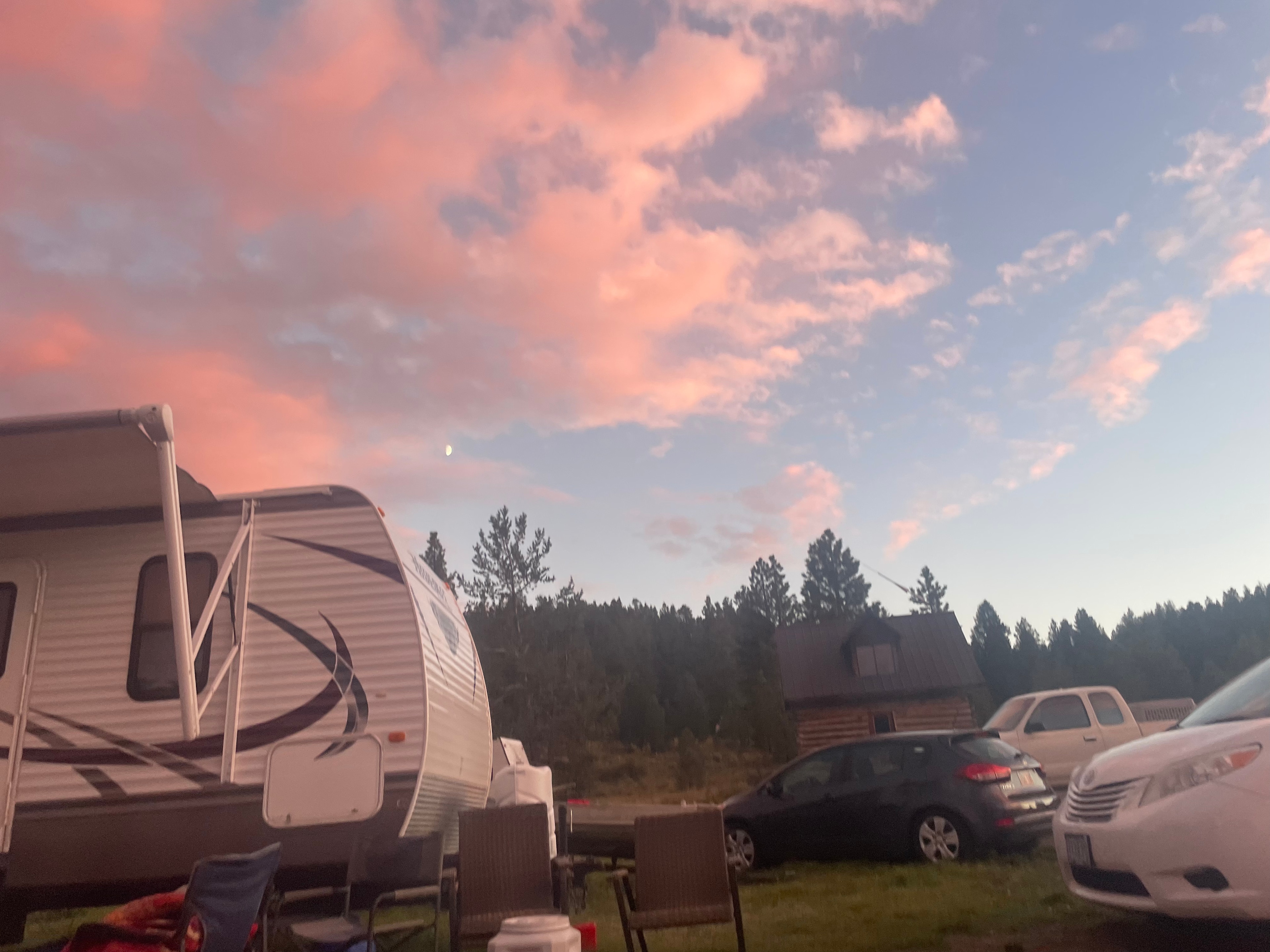Our family (2 adults, 4 kids) stay in a trailer on site most nights. 