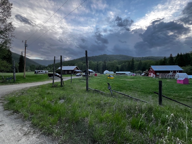 Main farm/residence entry
