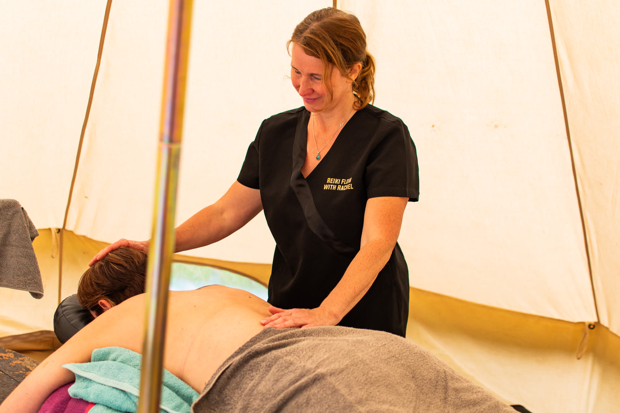 Rachel doing her thing! 