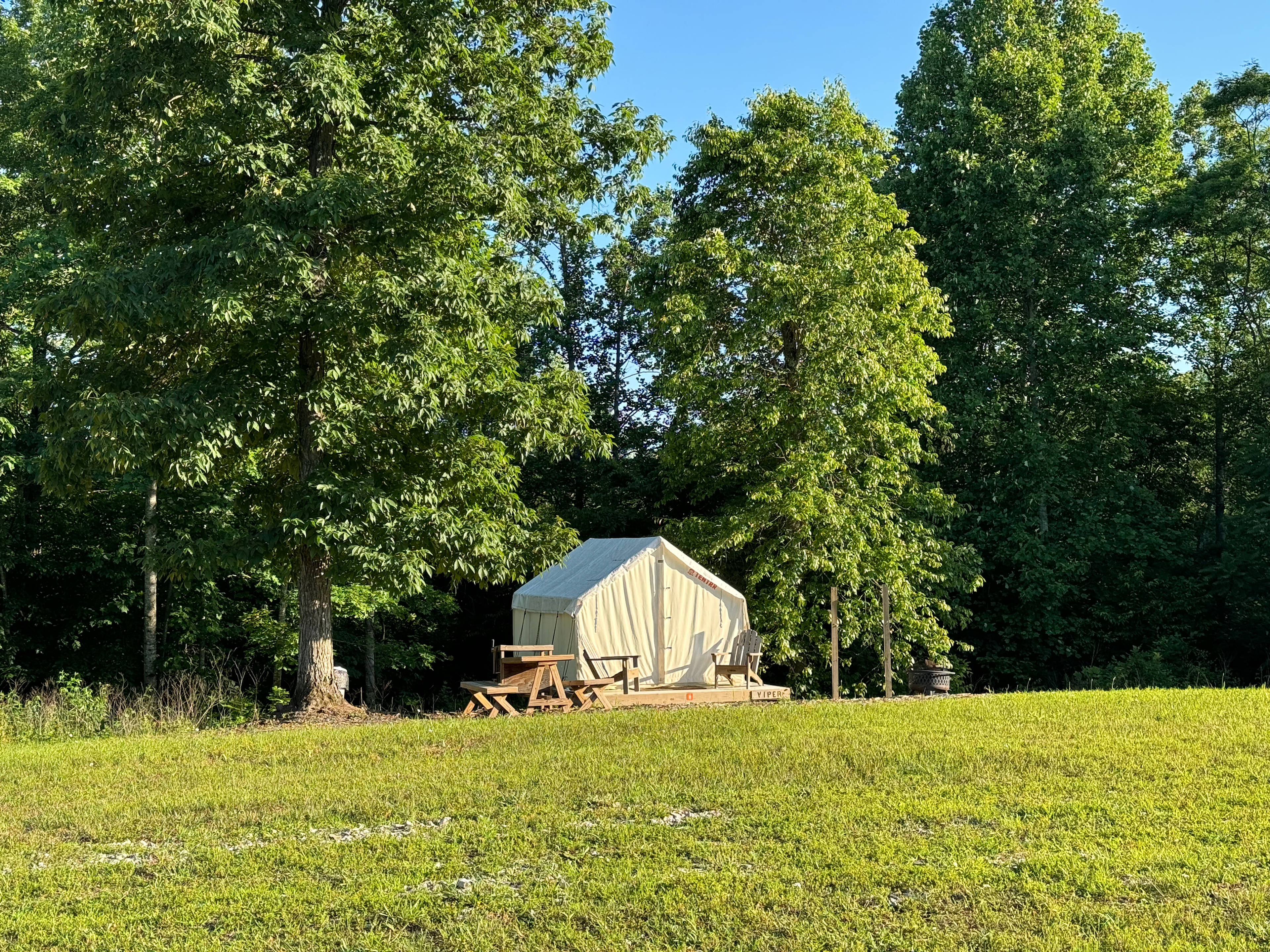 Camping at Defender's Retreat
