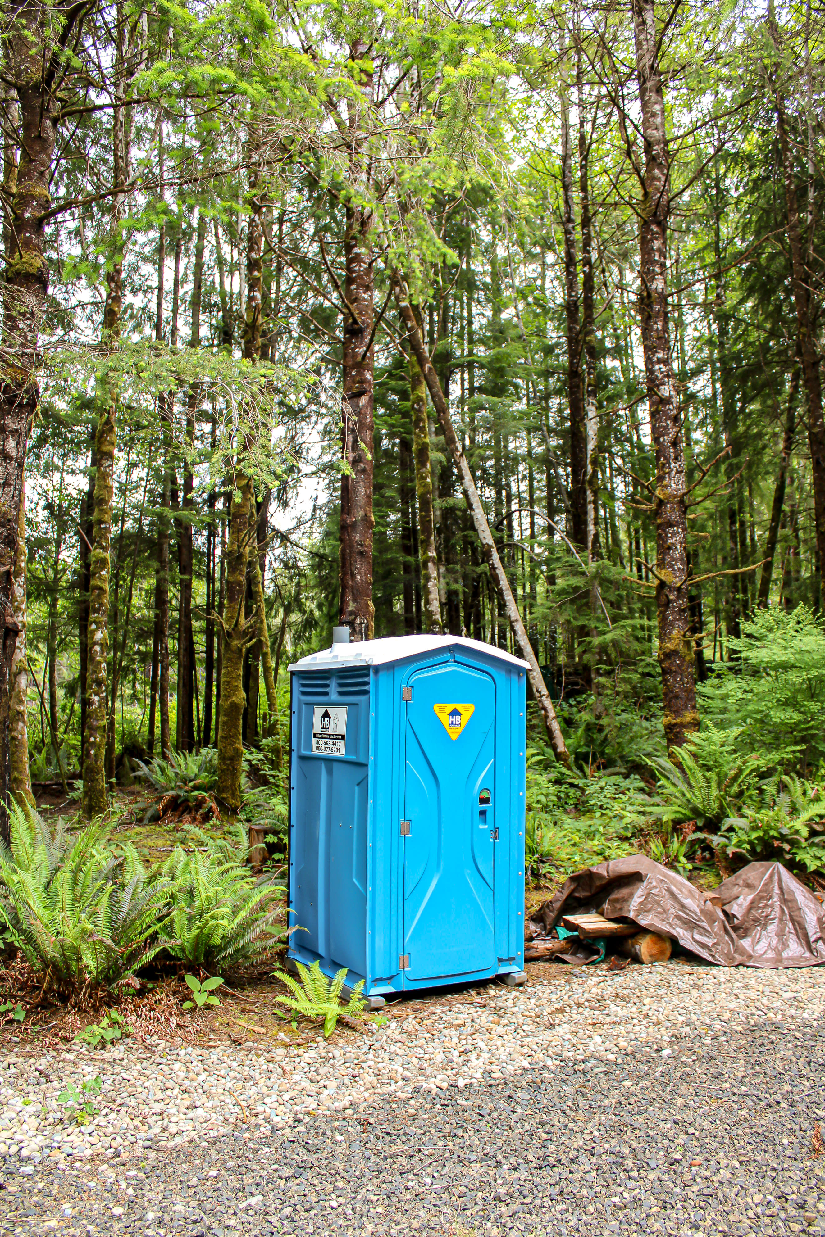 Porto-potty included