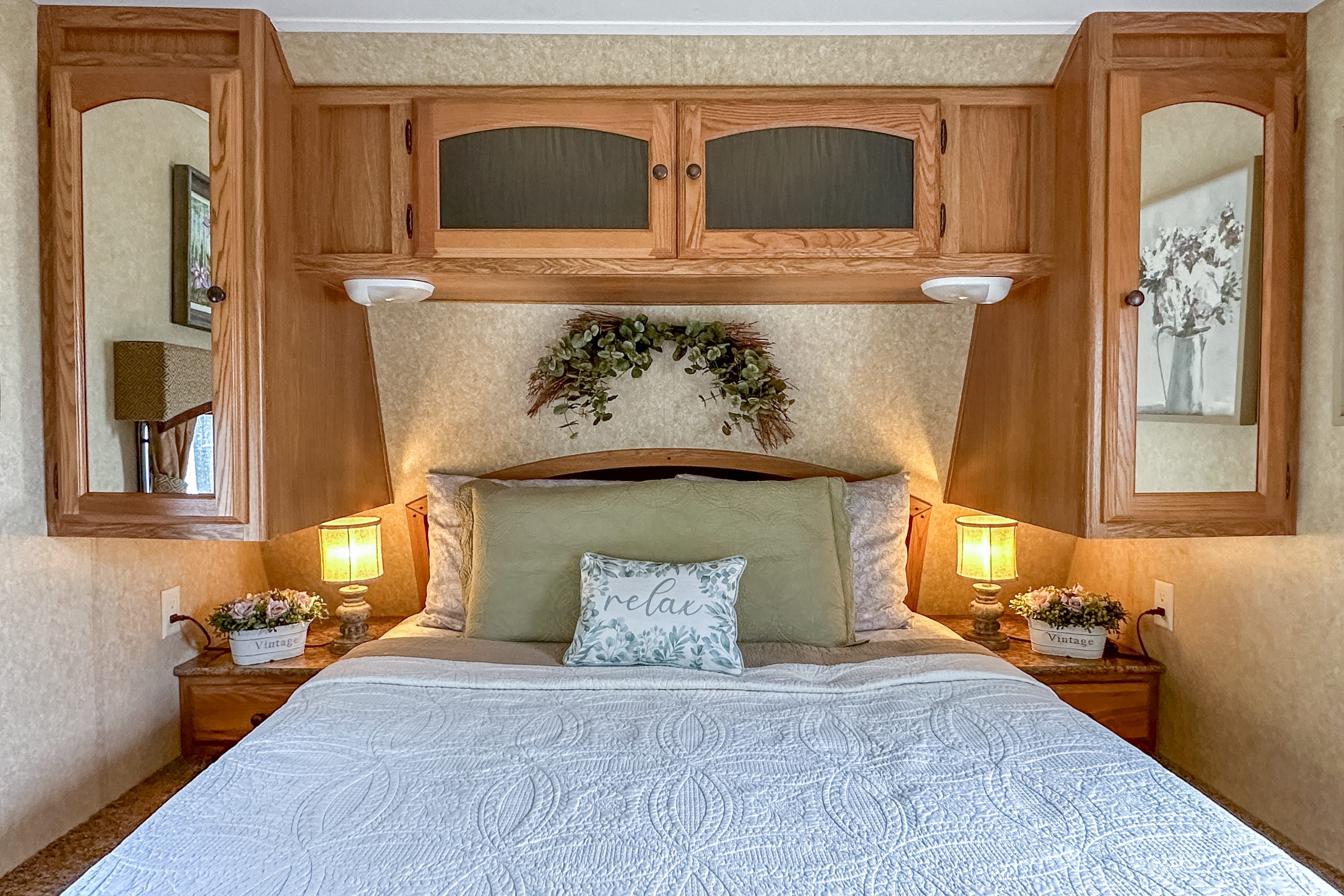 Queen-size bed