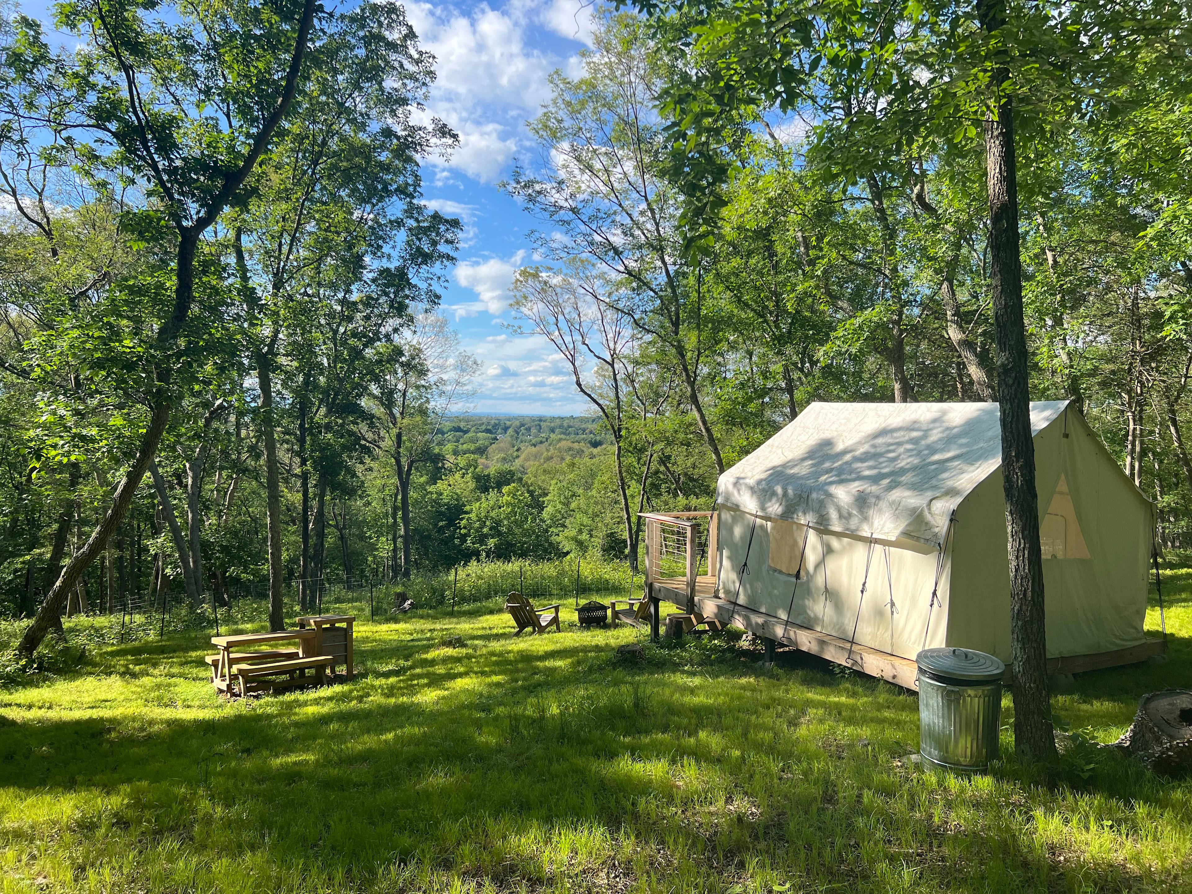 Enjoy your bird's eye view of the Hudson Valley from your private space!