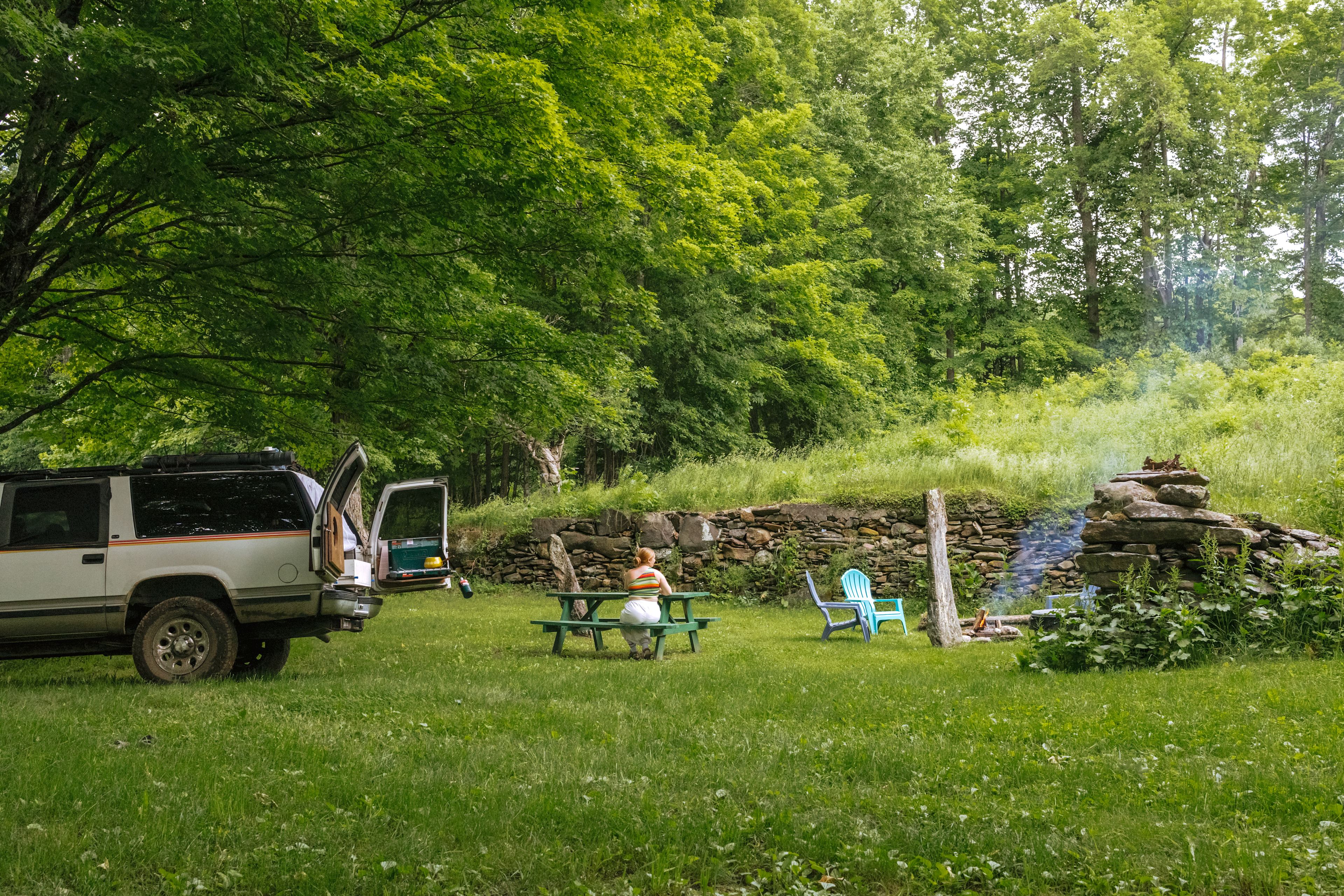 The site was great! It had shade, fire pit, picnic table, and an extension cord. 