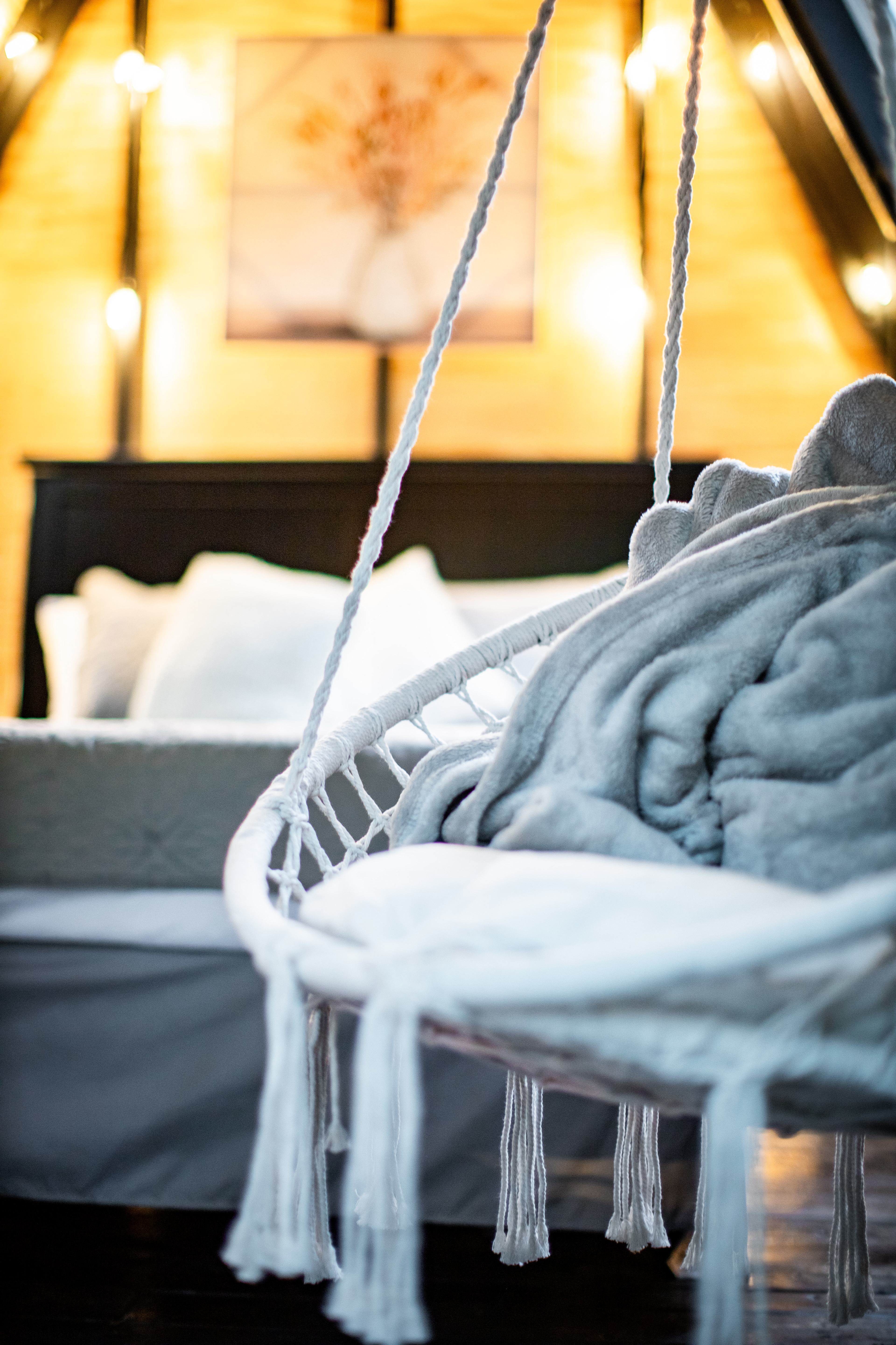 Tiny off grid A frame in the woods