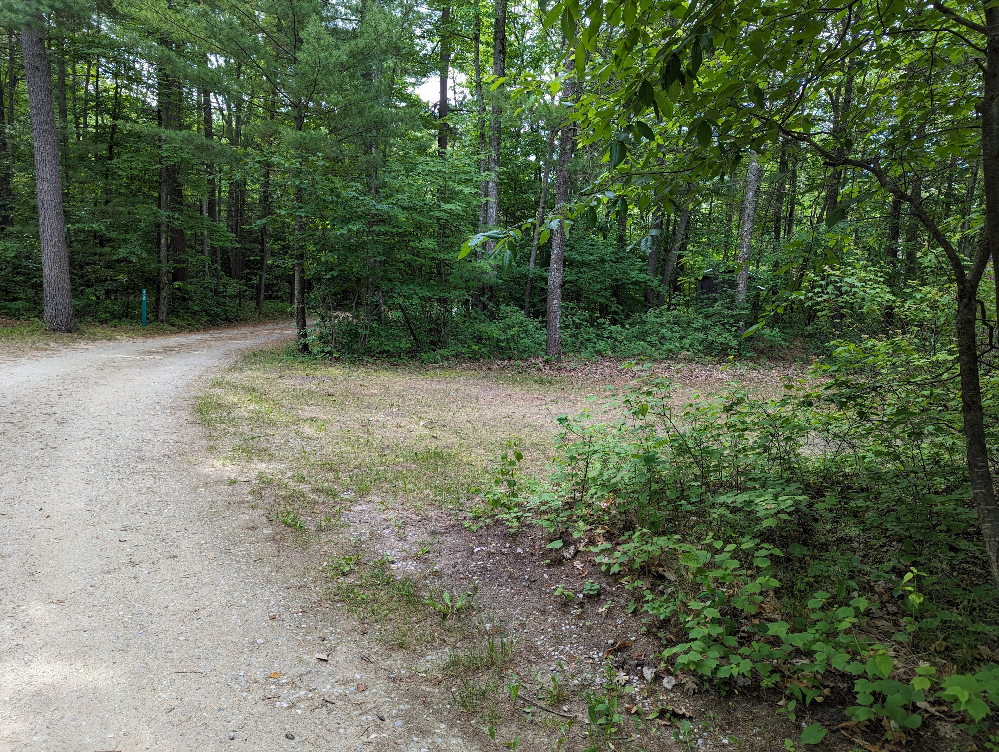 Outhouse across from site 619
