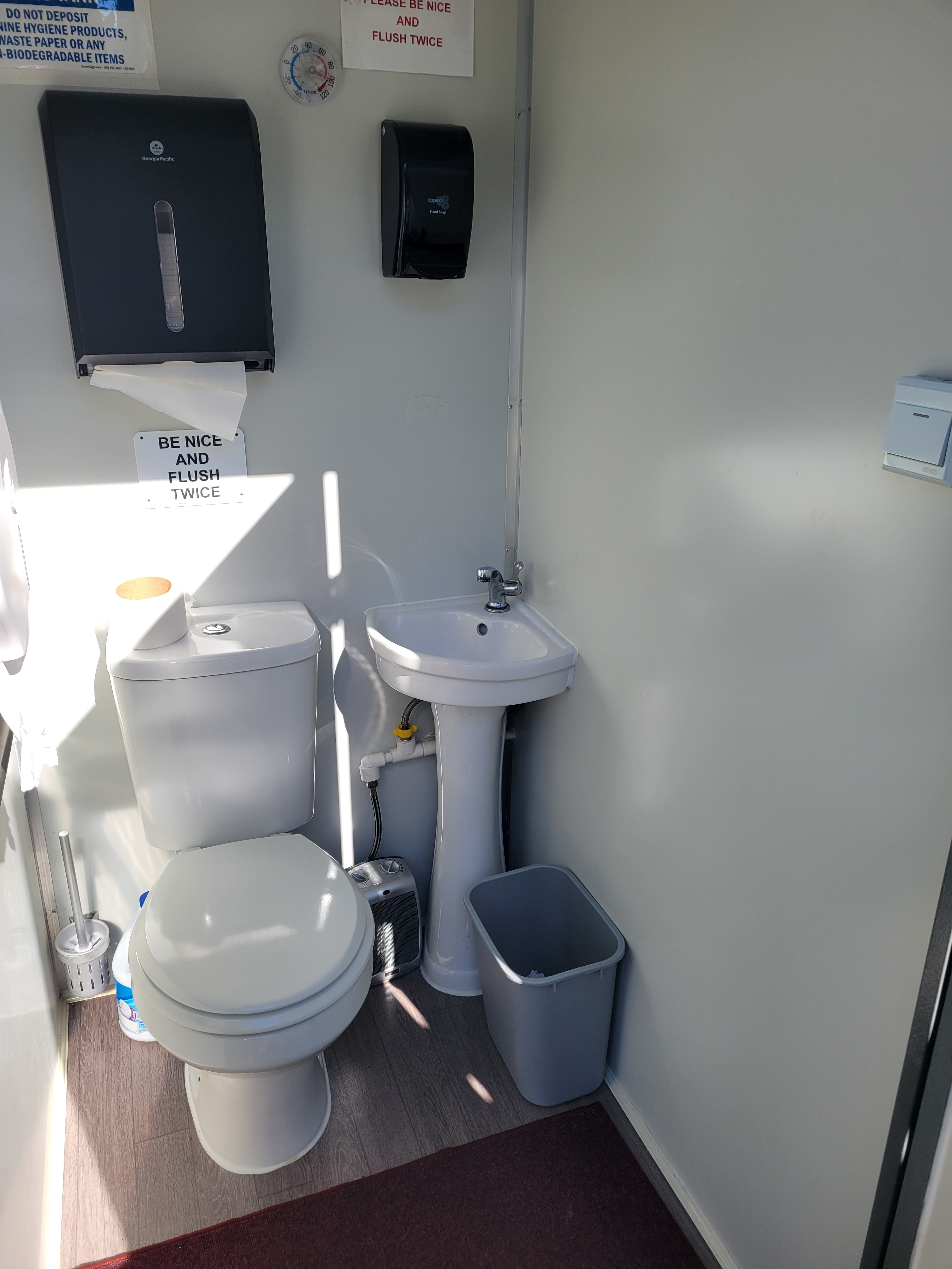 RW Services RV Park: RV and Trailer