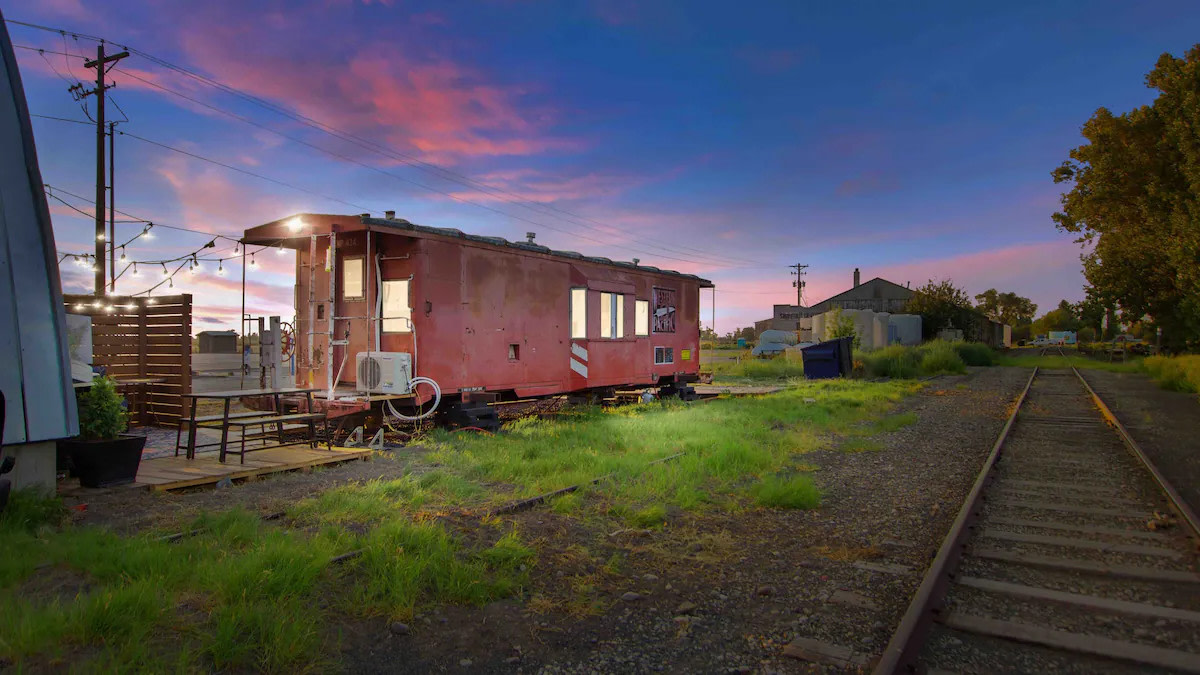 Historic WP 434 Train Caboose