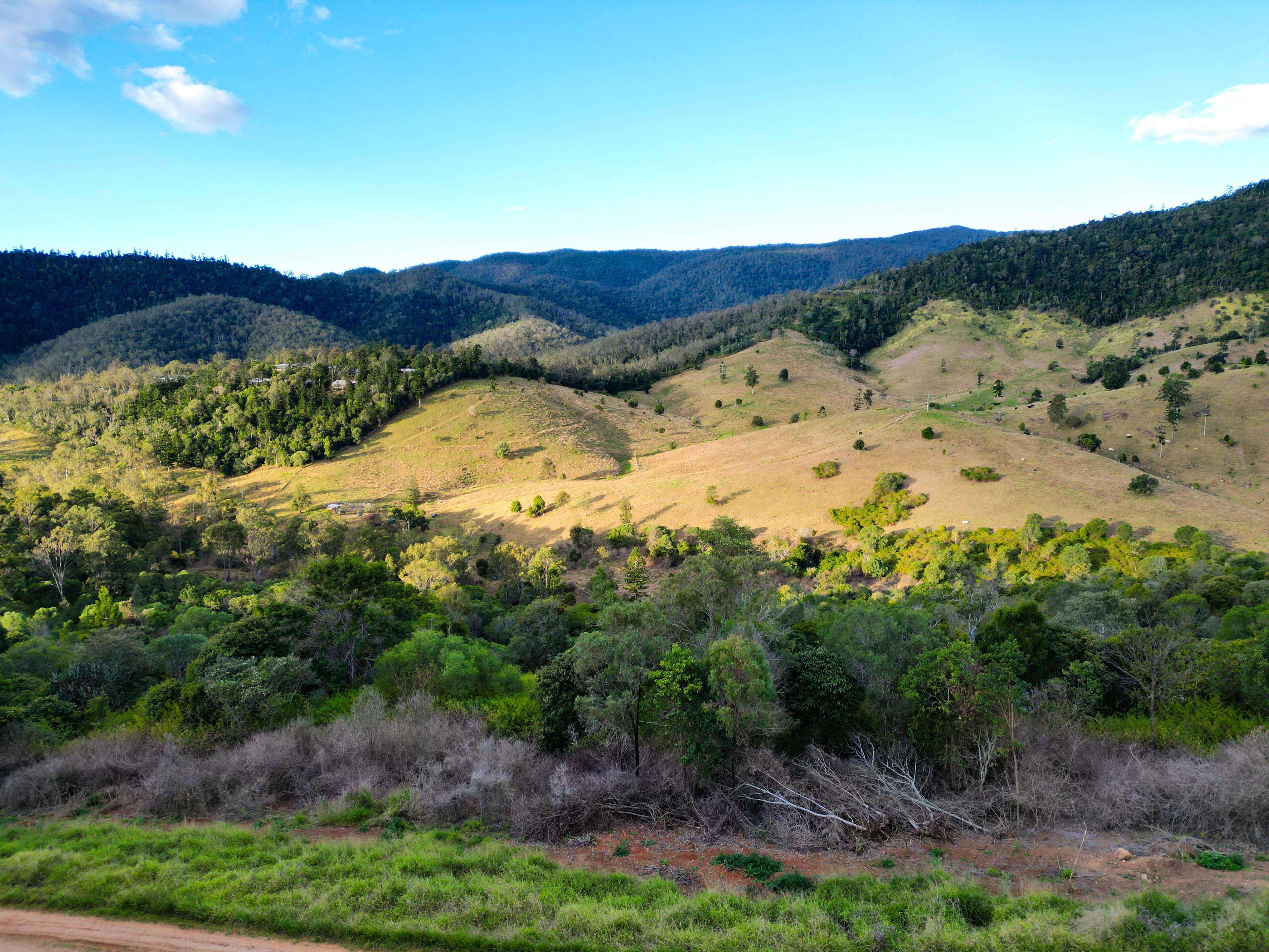 mountain views from the campsite