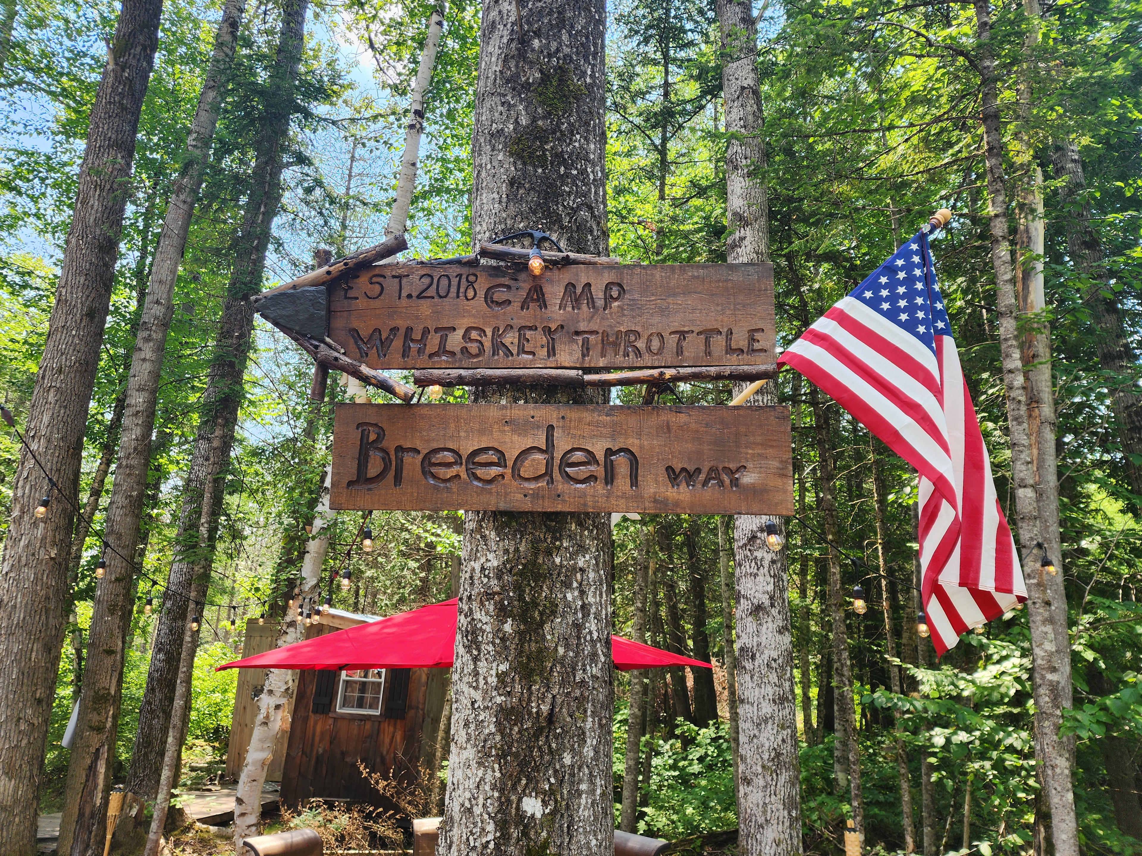 Camp whiskey throttle