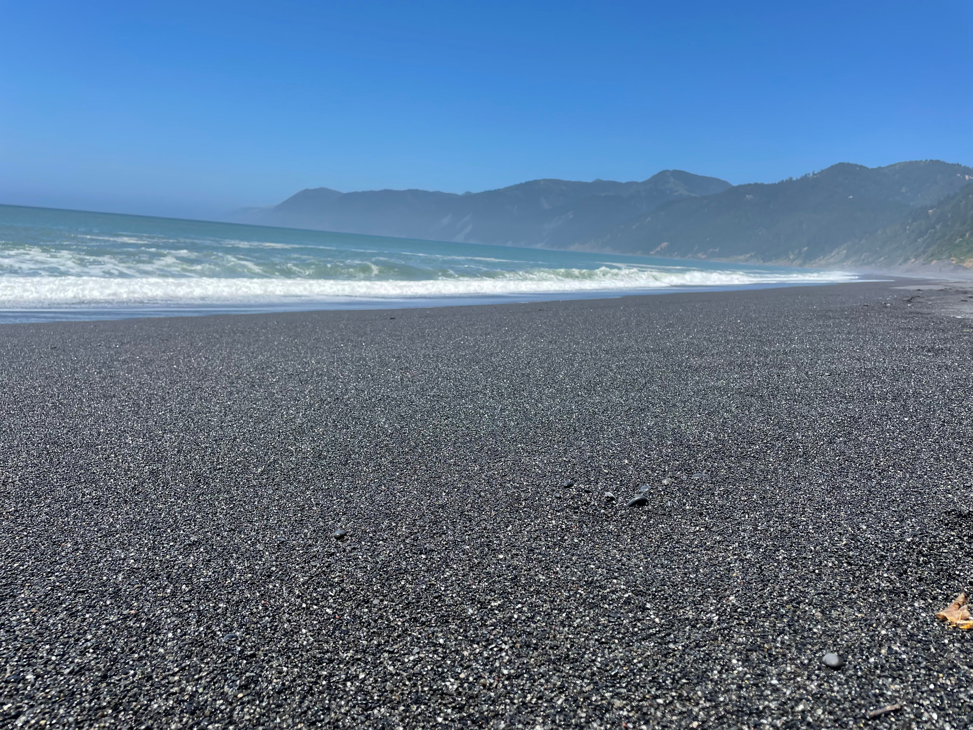 At the blacksand beach
