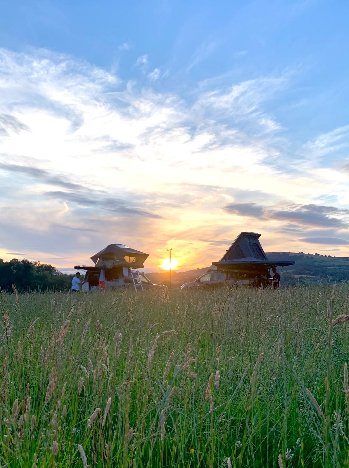 Red Sky at Night Campsite