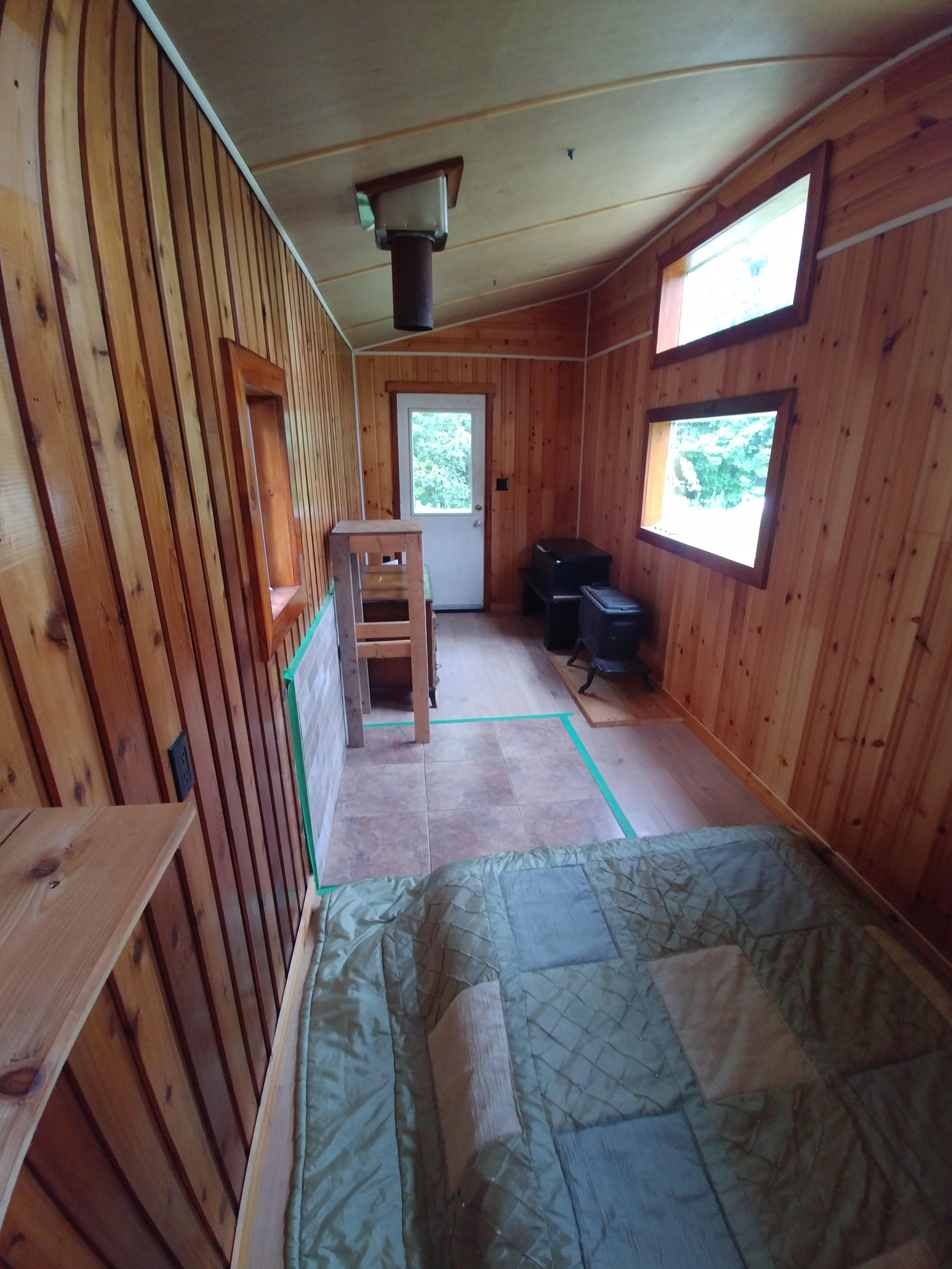 Interior facing main doo