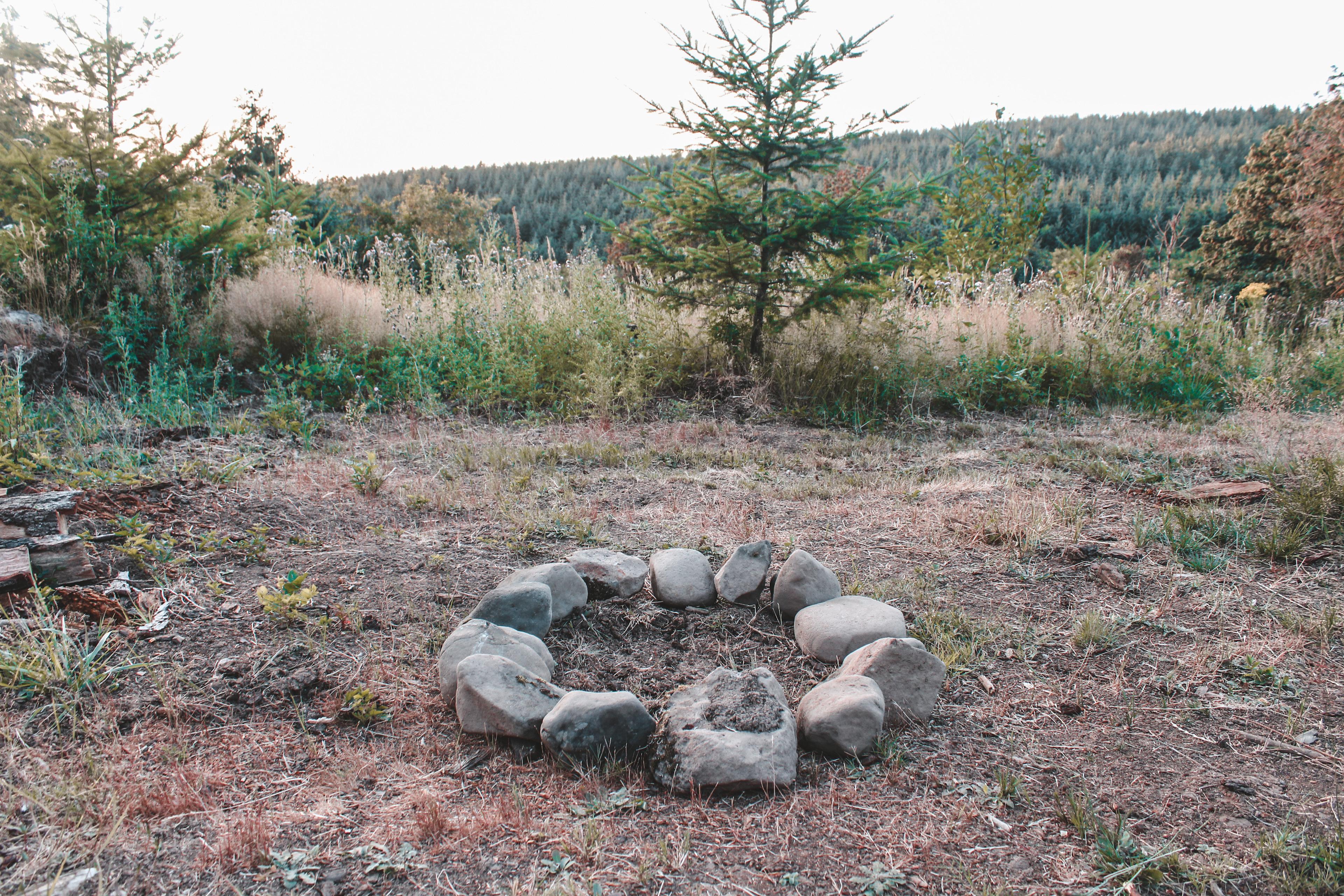 Firepit provided by site 1