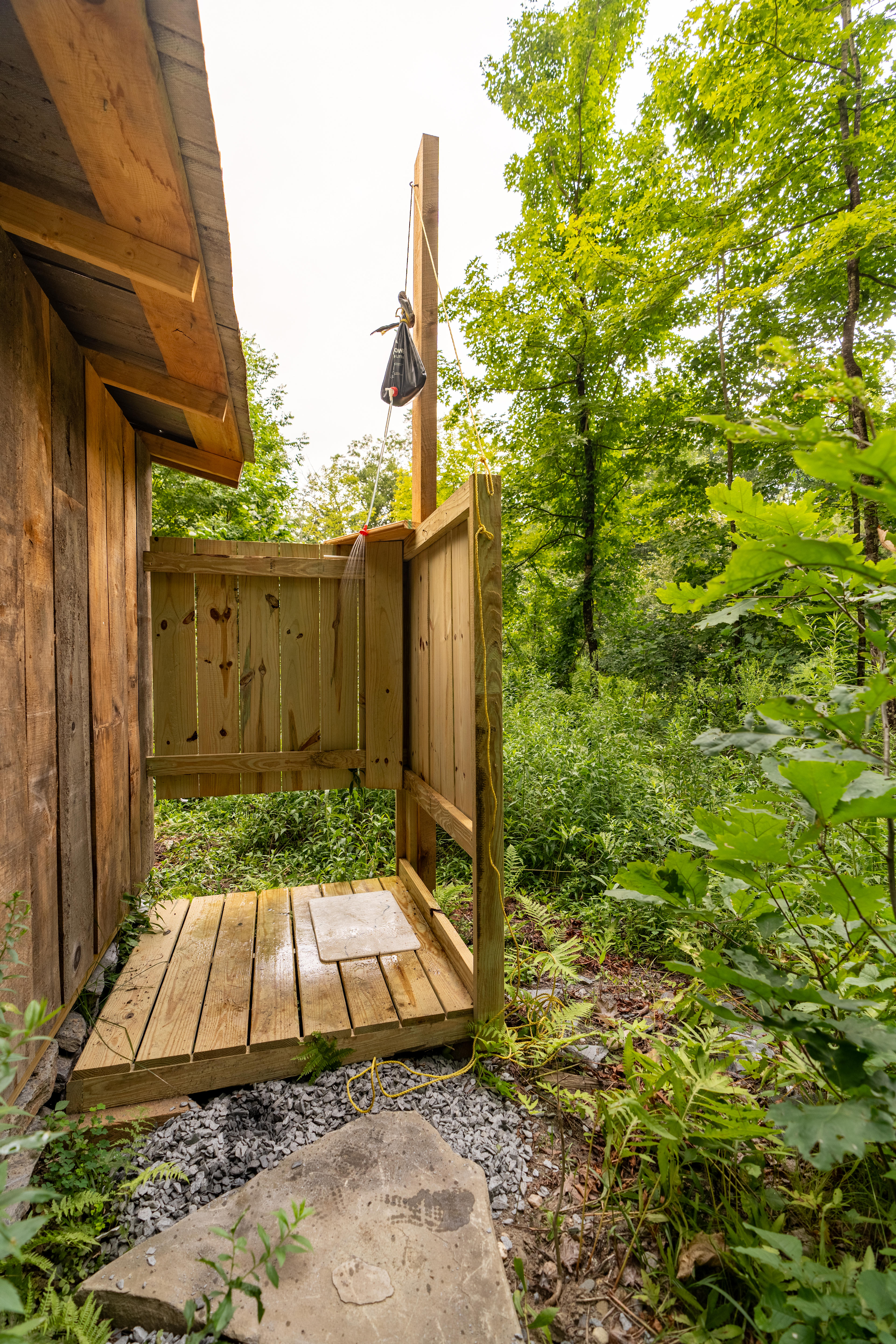 Outdoor Gravity Shower!