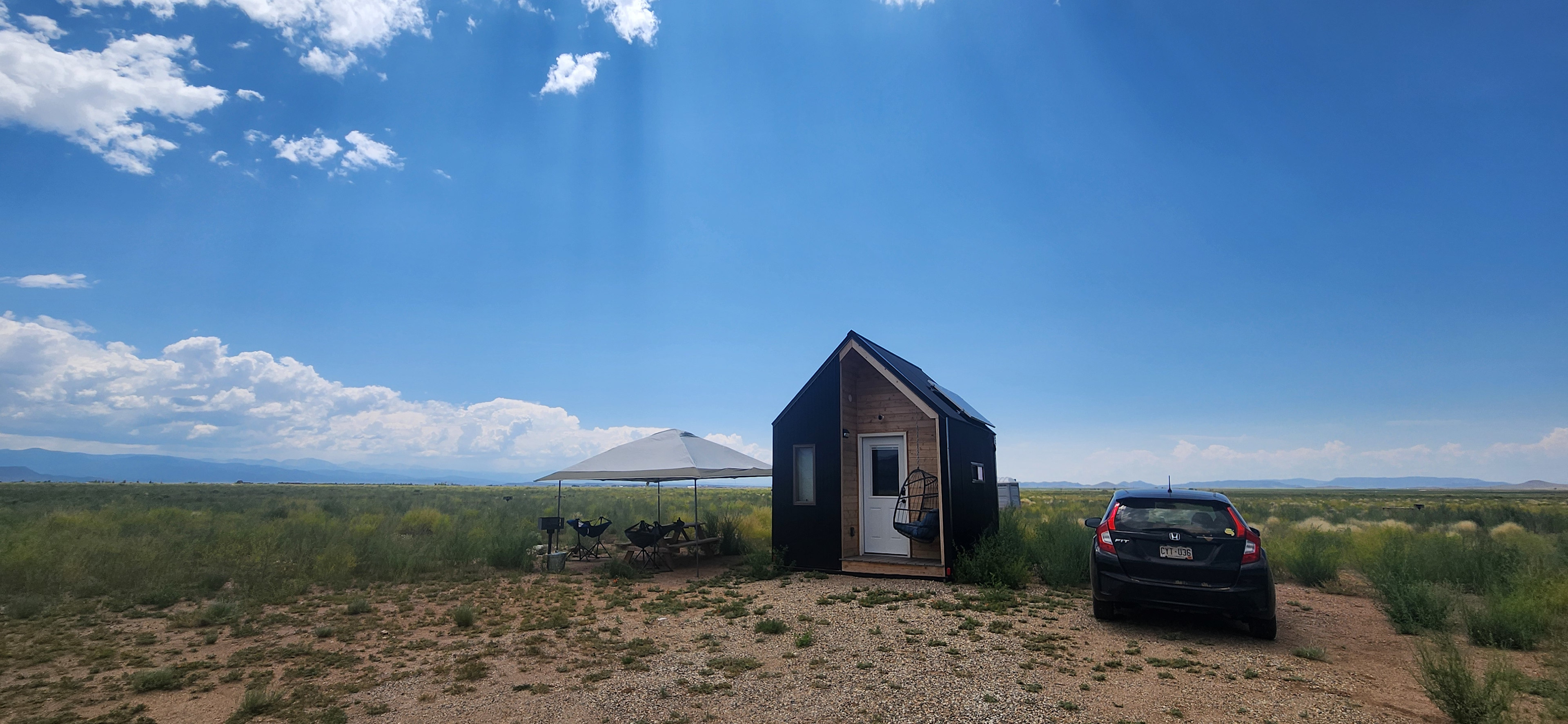 Off the grid, mountain escape