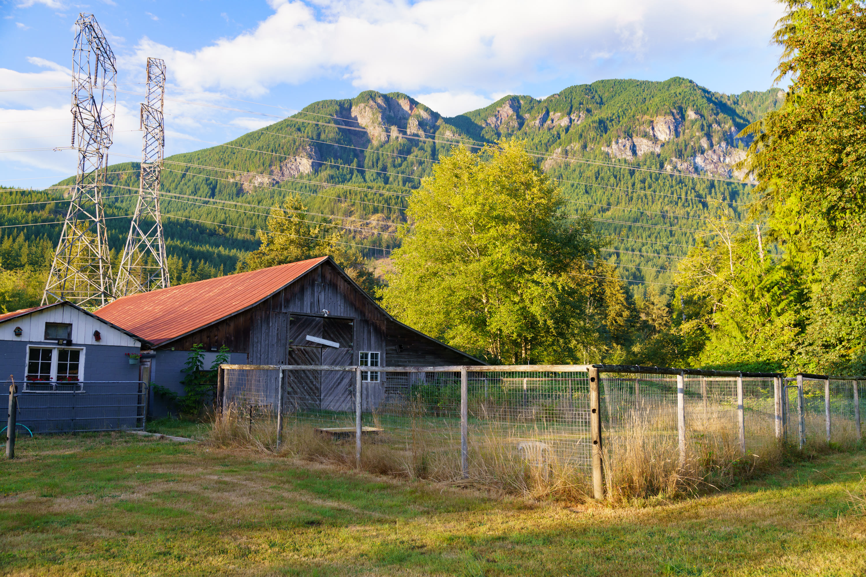 Sunset views of the farm were wonderful!
