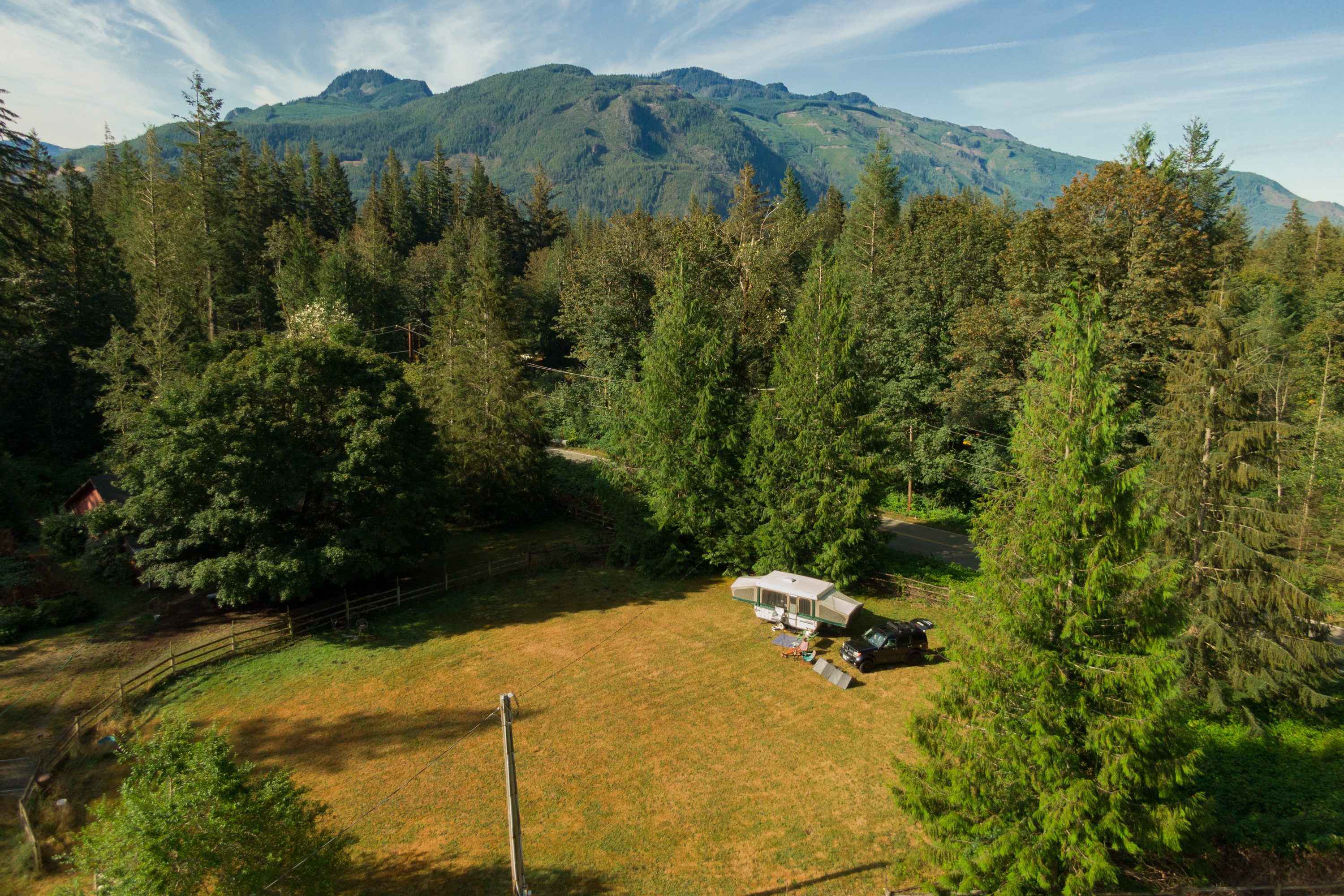 Surrounded by mountains!
