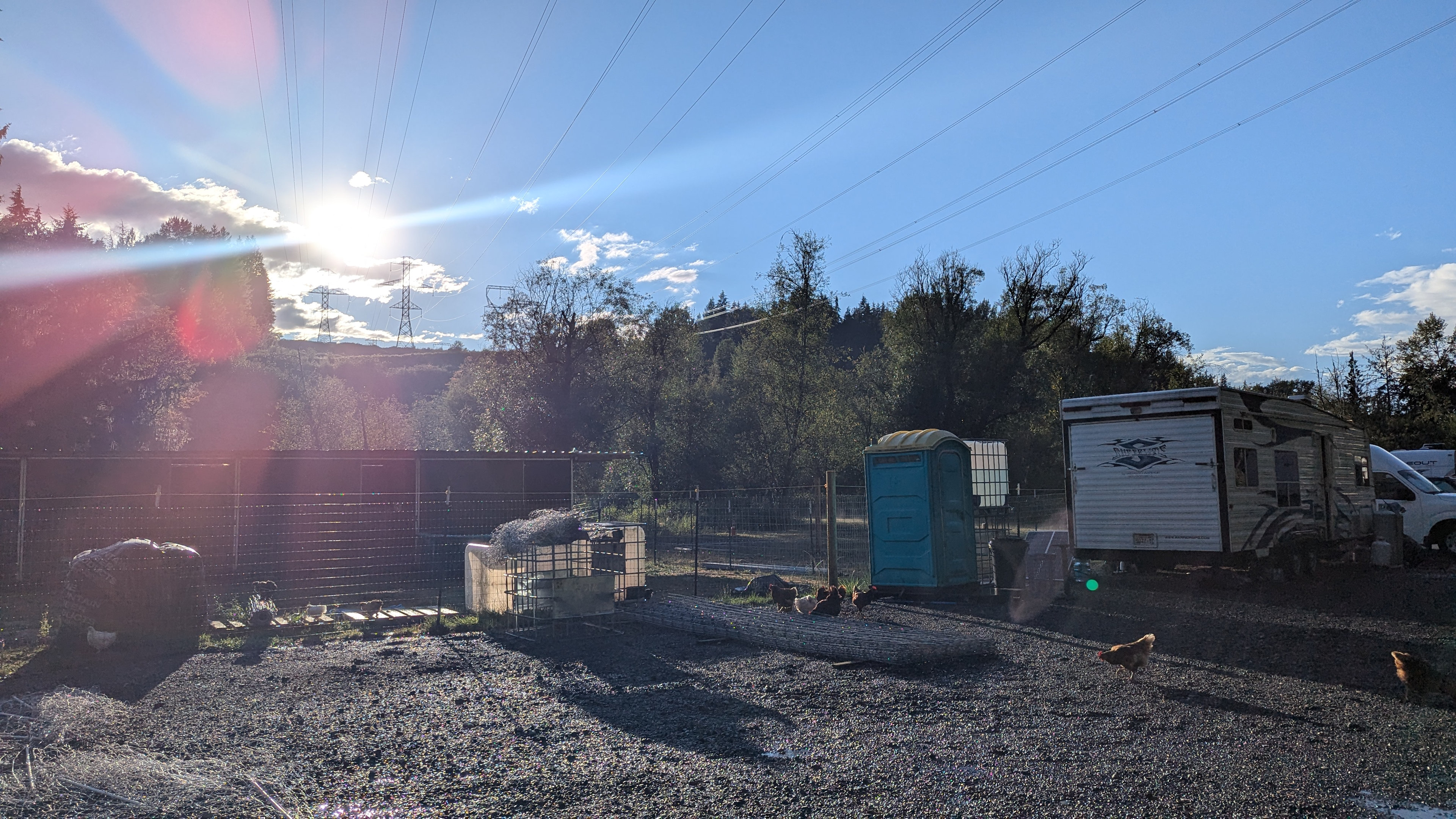 Woods Creek Under the Power Wire