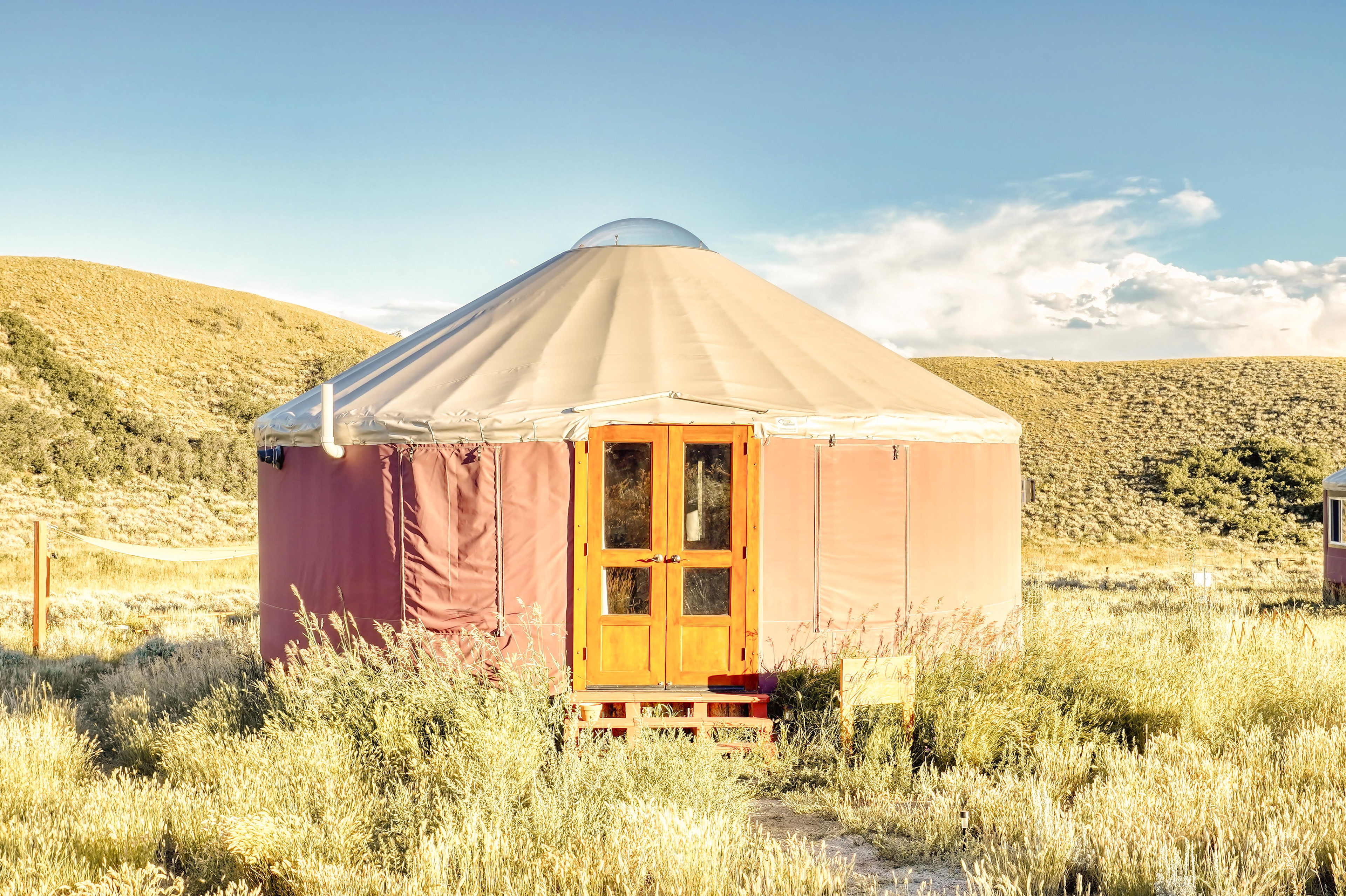 Yurt #3 named Scarlet Tumpet