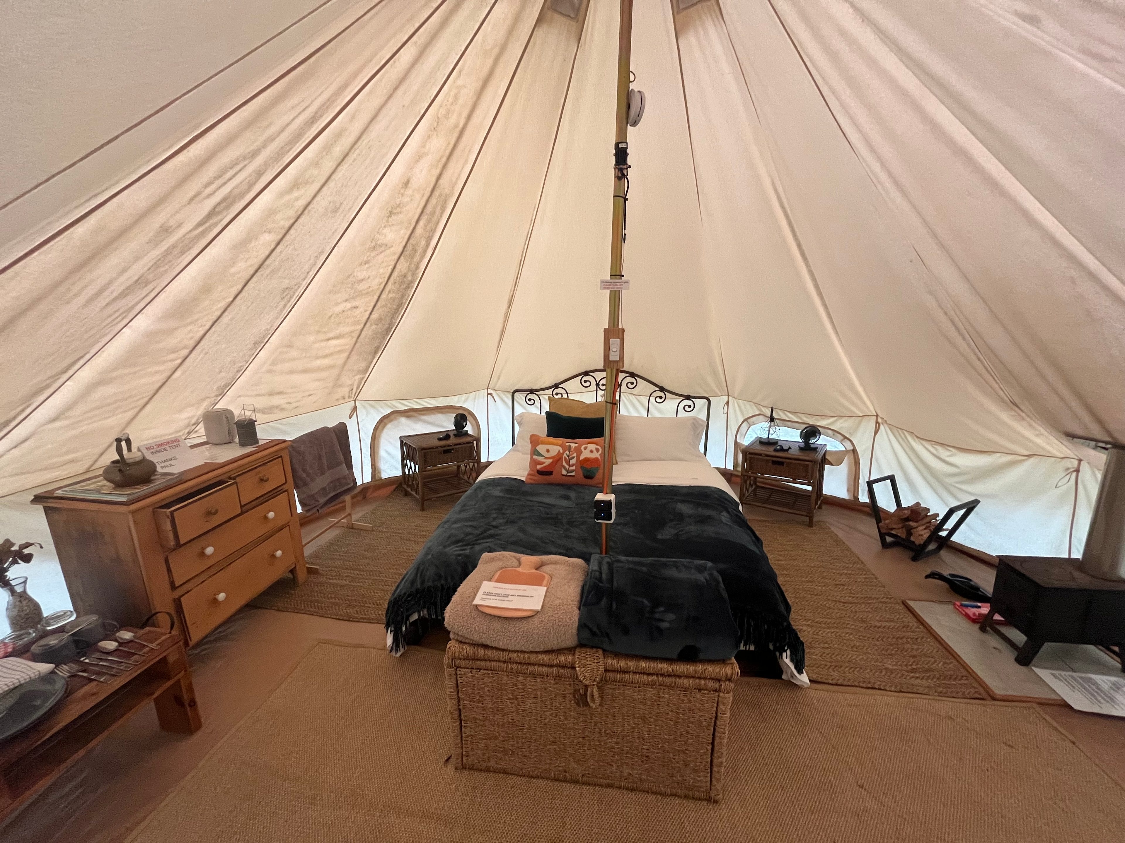 Glamping on a budget