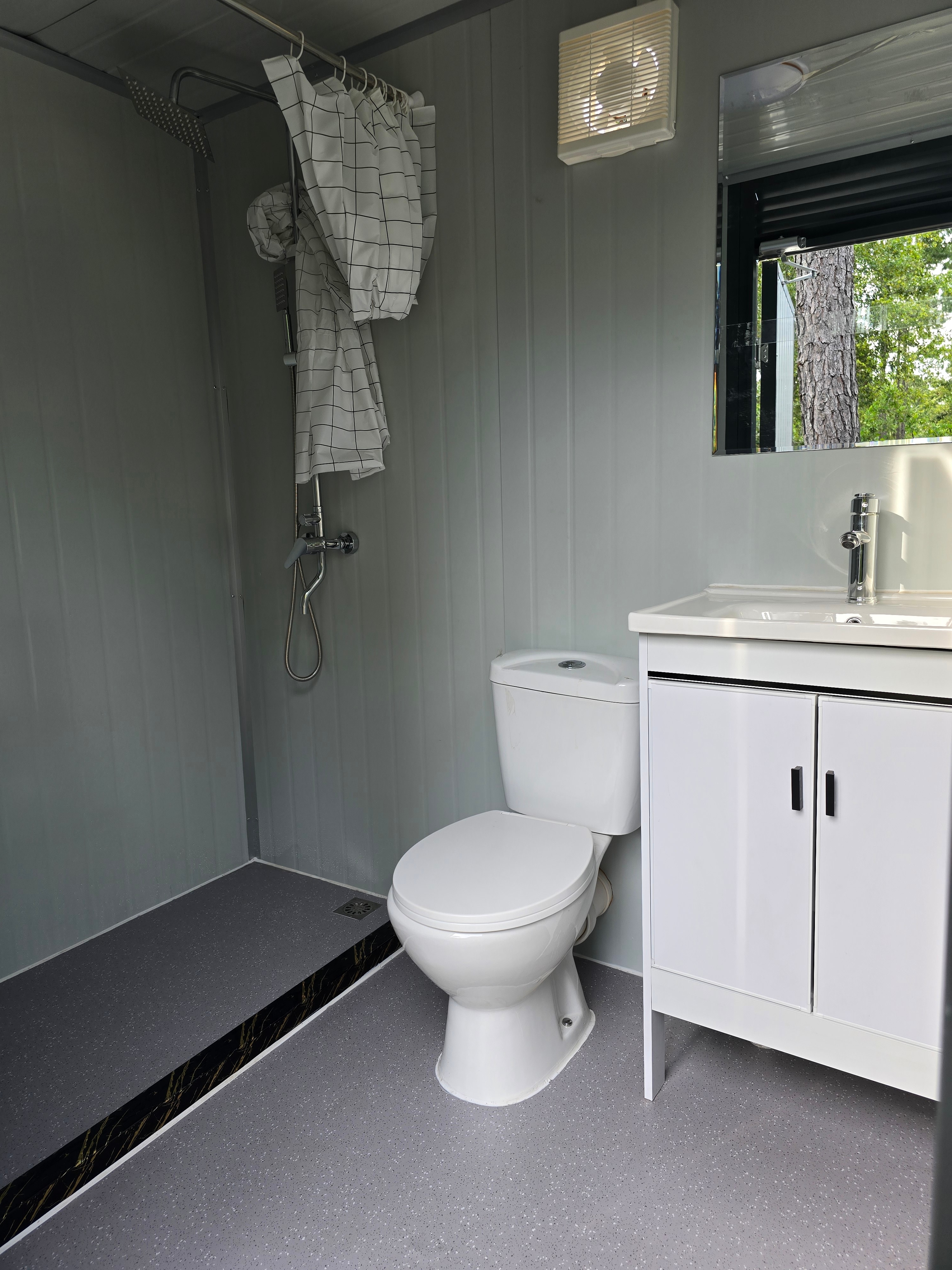 TENT CAMPERS will have access to portable restroom & shower