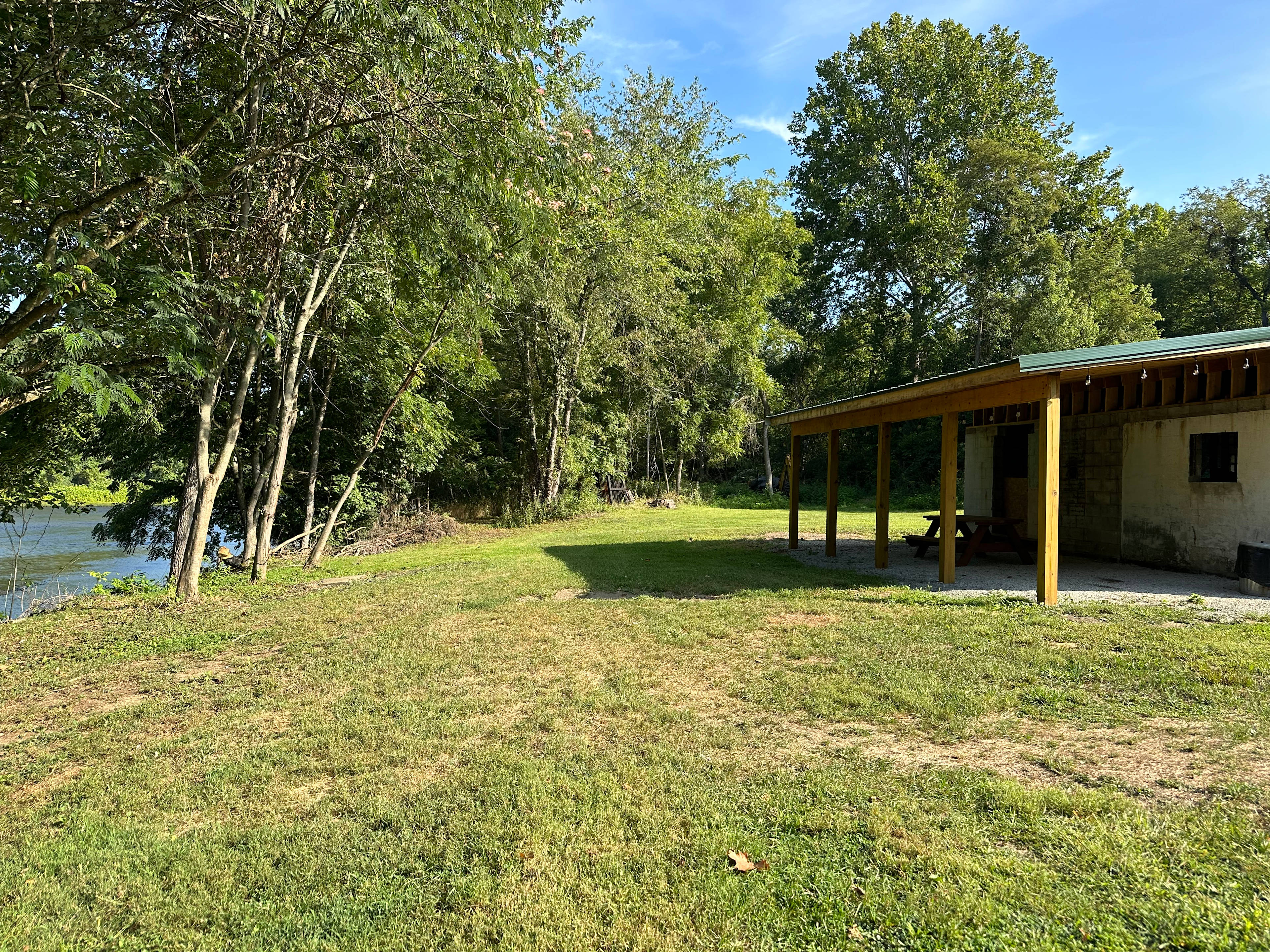 Riverside camp