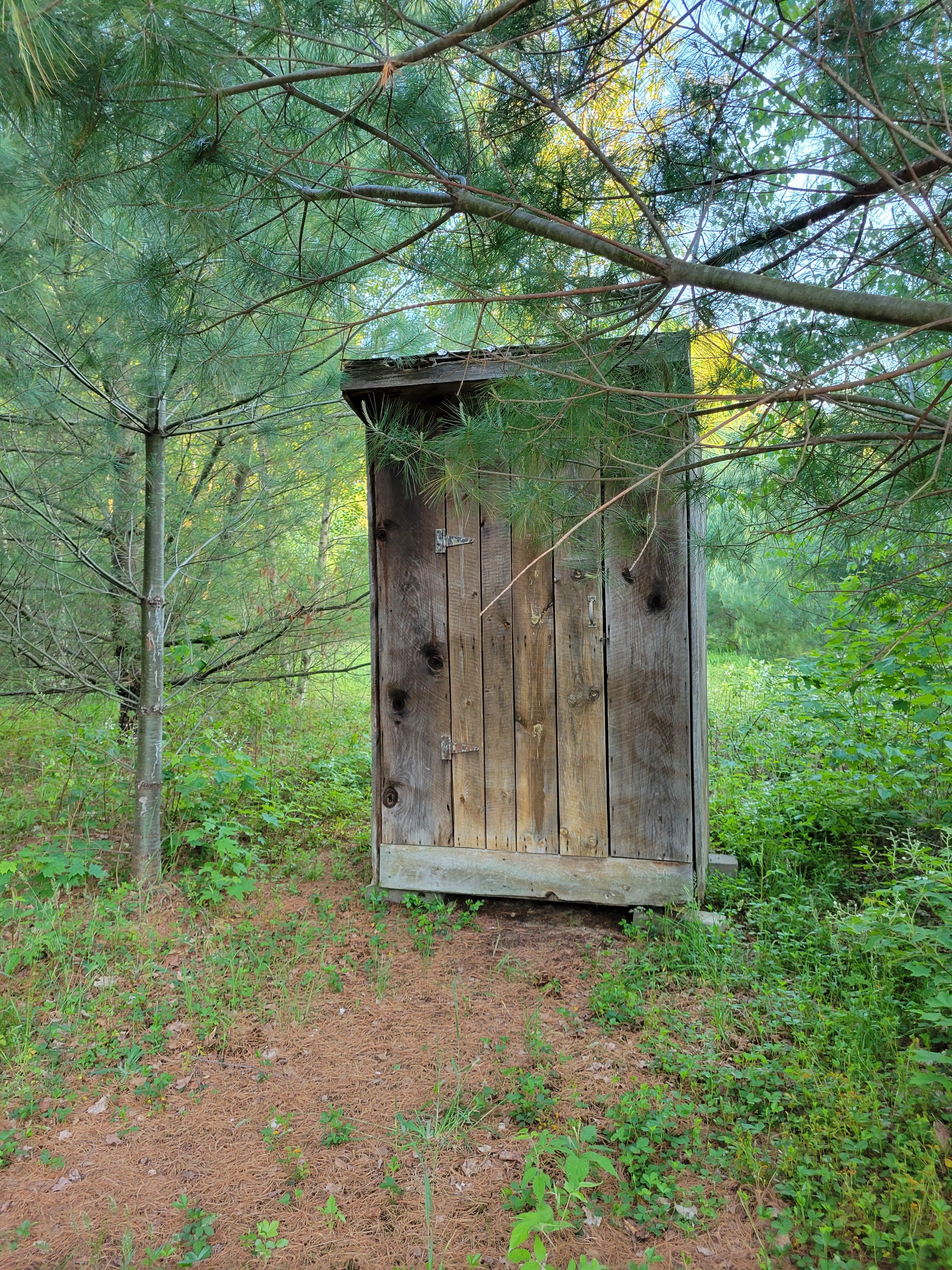 Outhouse on site