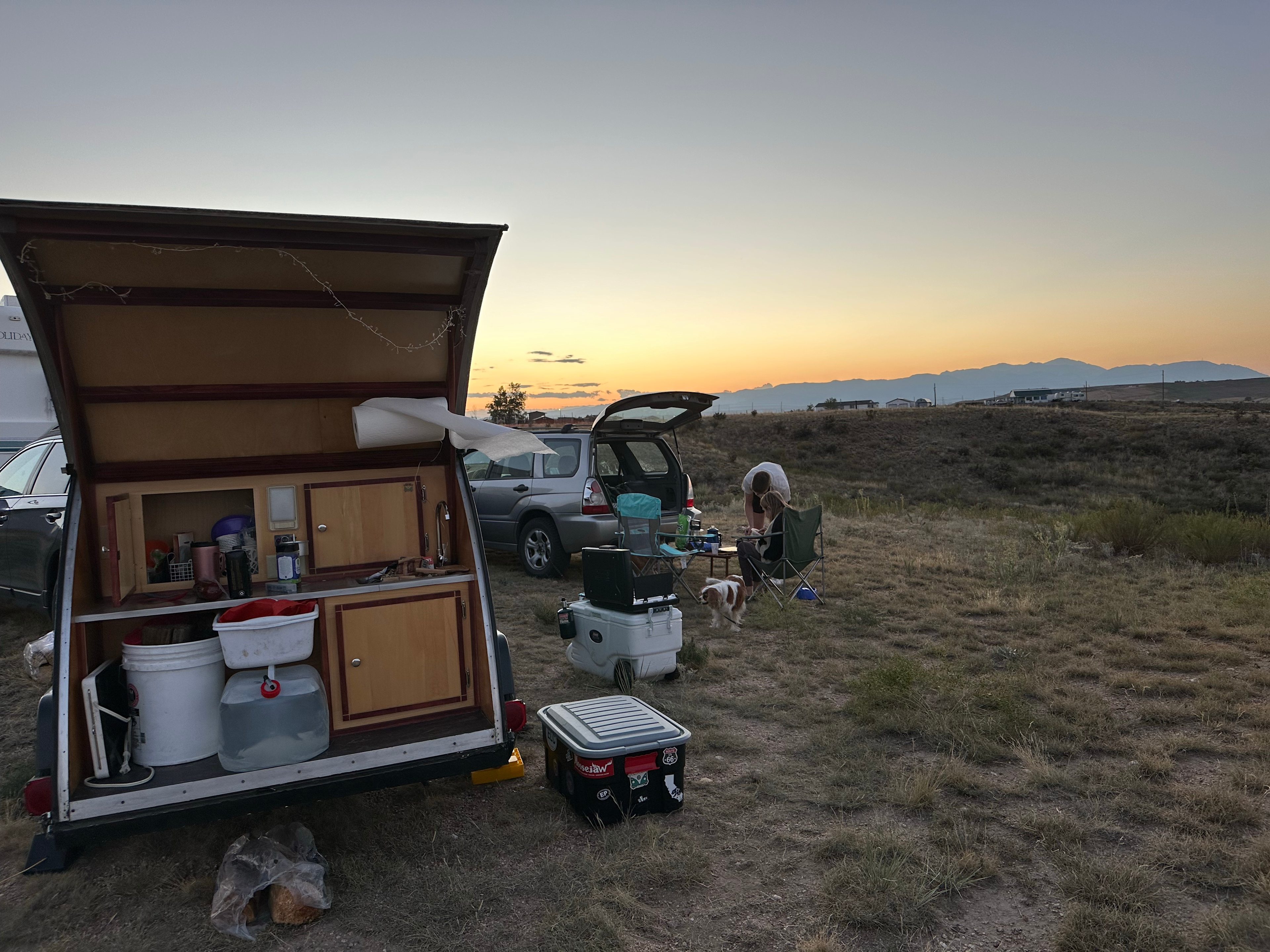 Desert with views of Pikes Peak