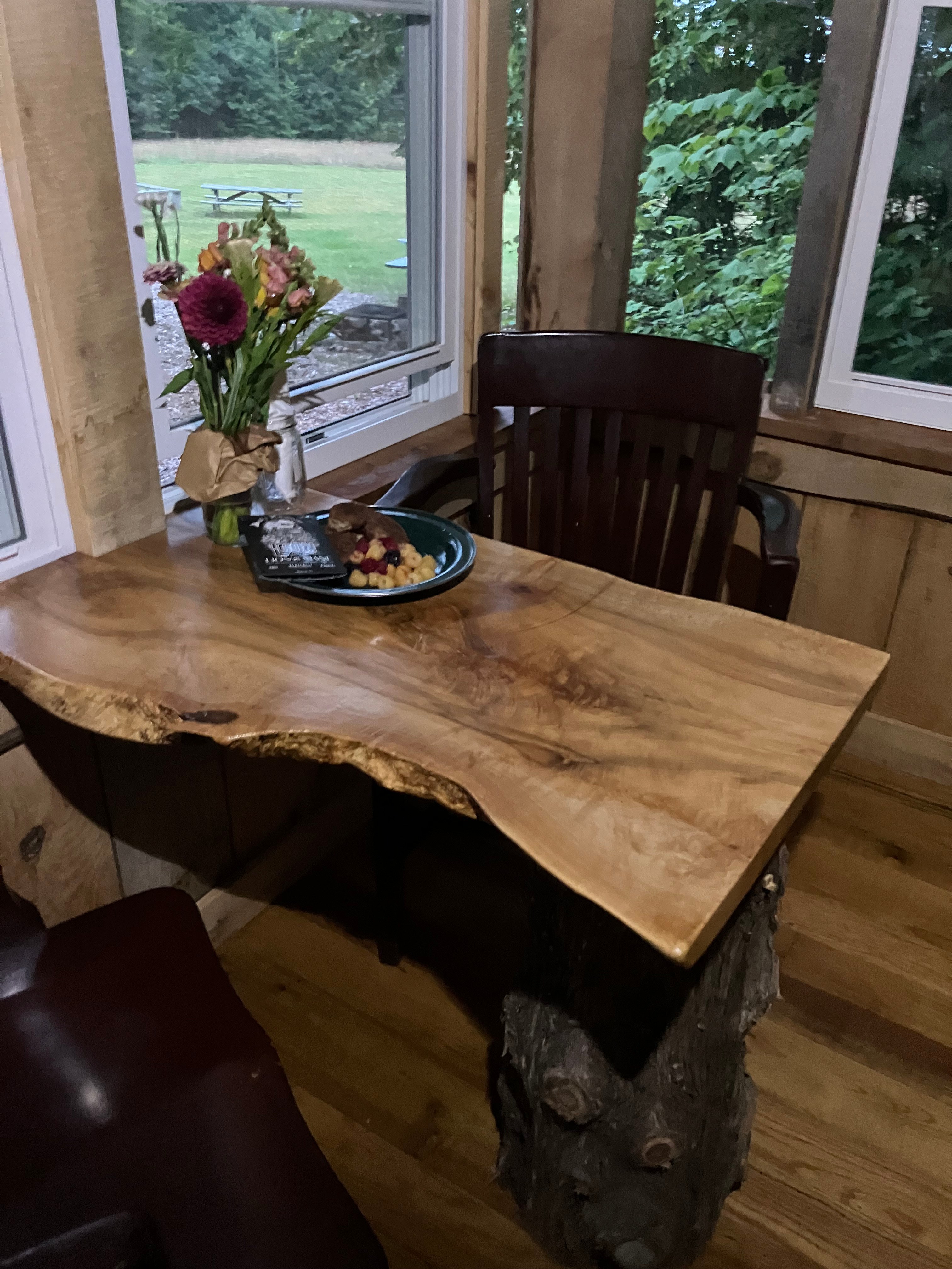 Farmer Joe made that! (And the cabin)