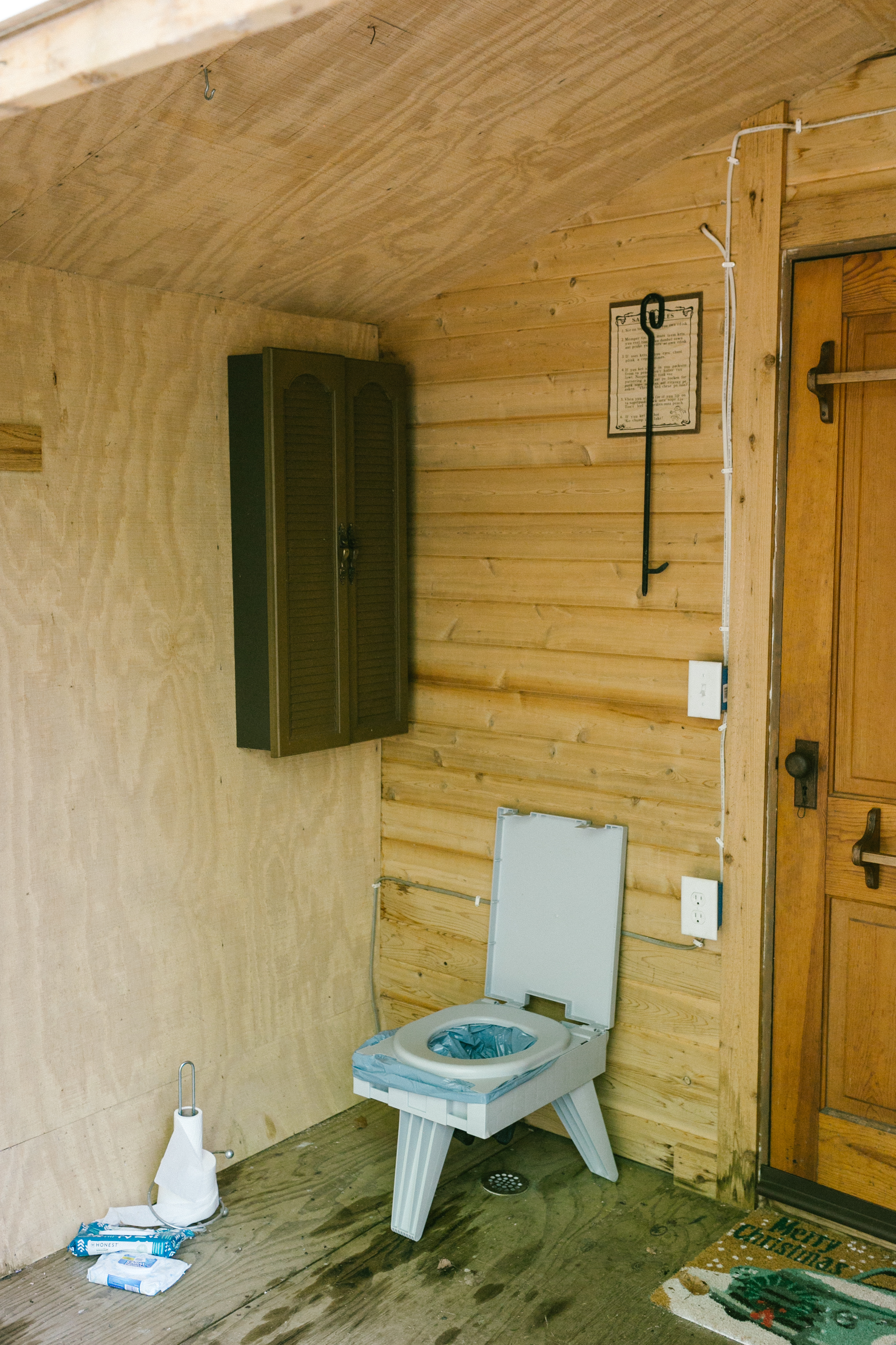 The toilet situation.