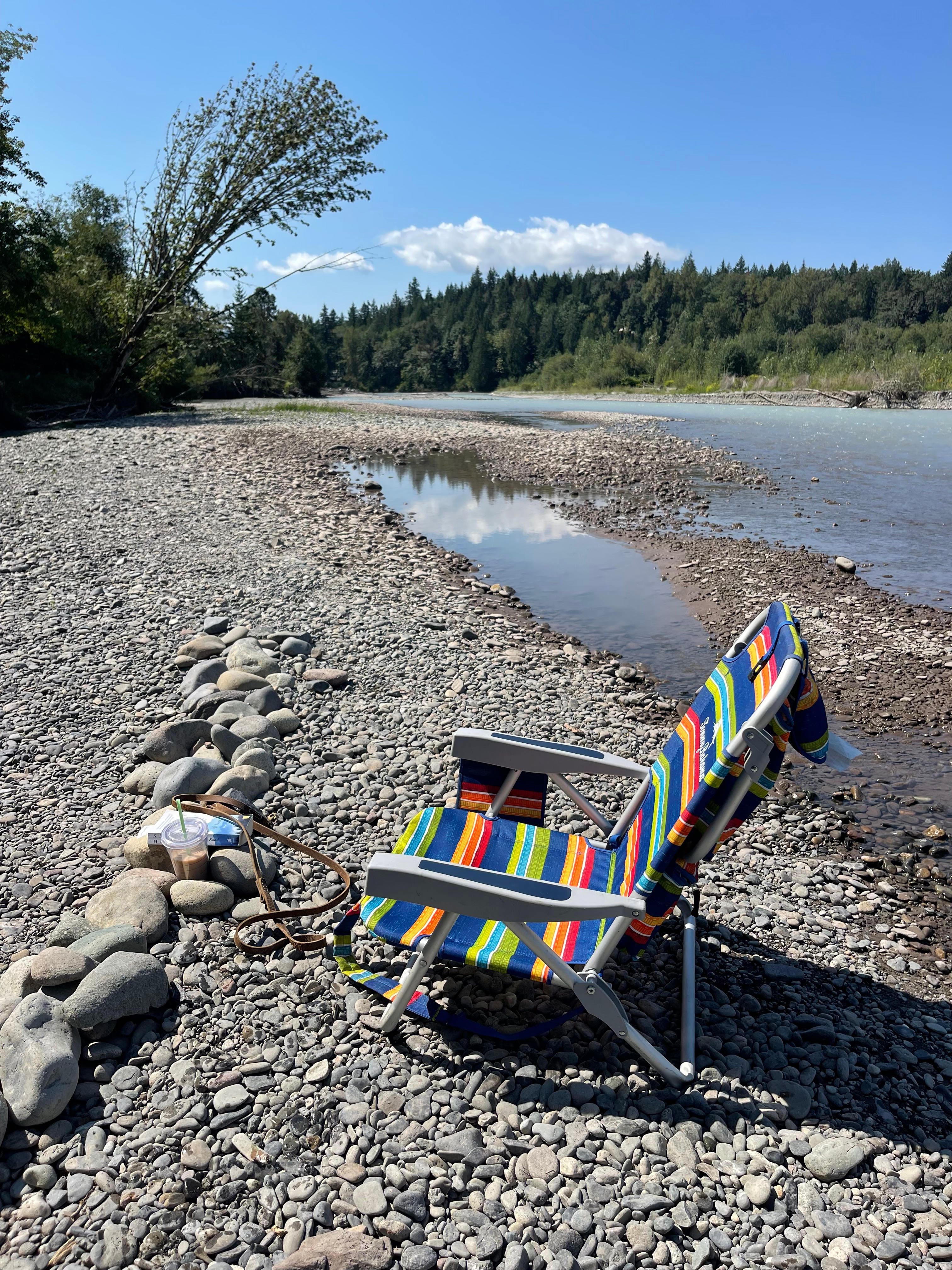 Rocky beach access if river permits! Changes every summer!