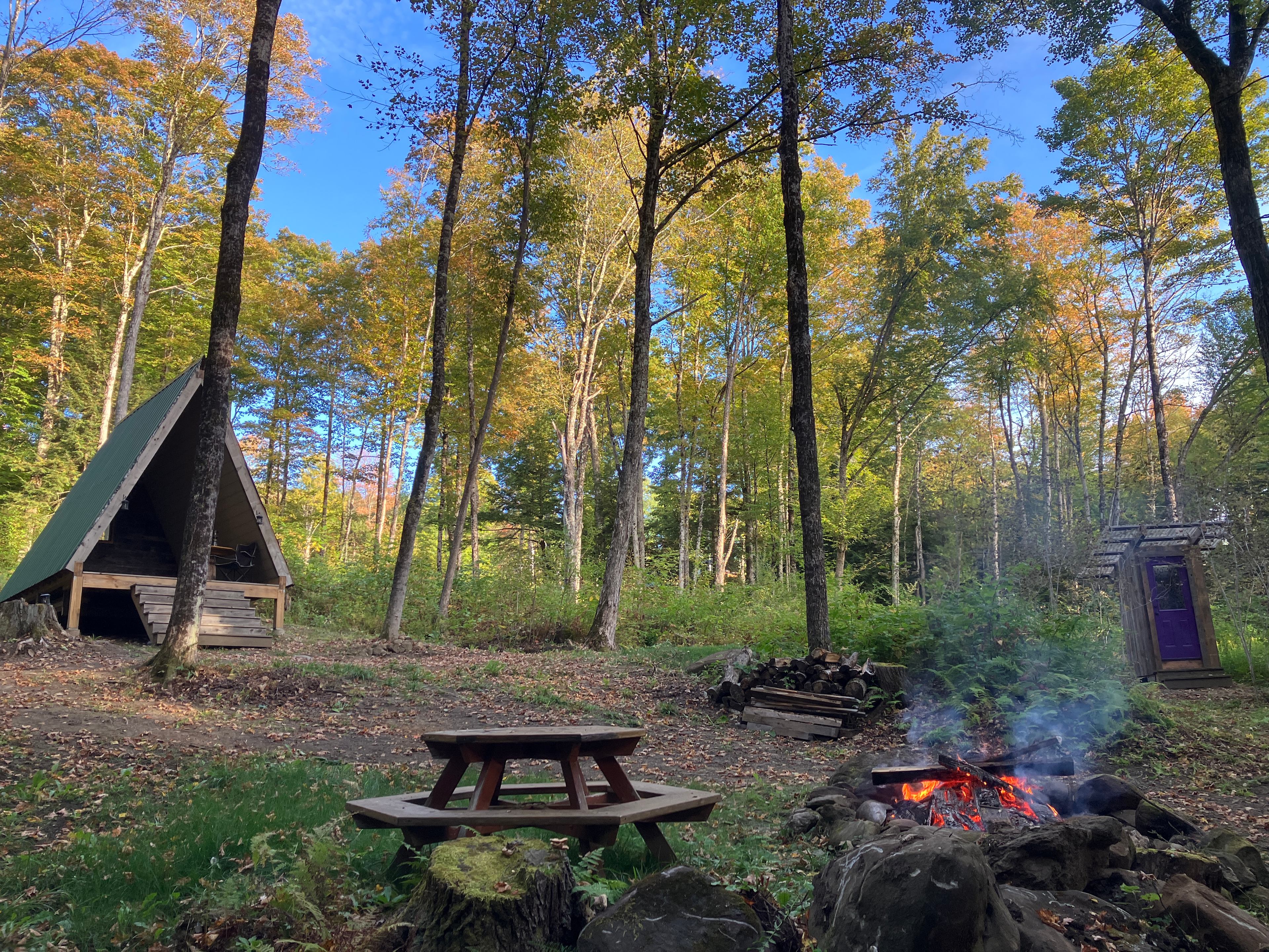 A-Frame Retreat In The Woods