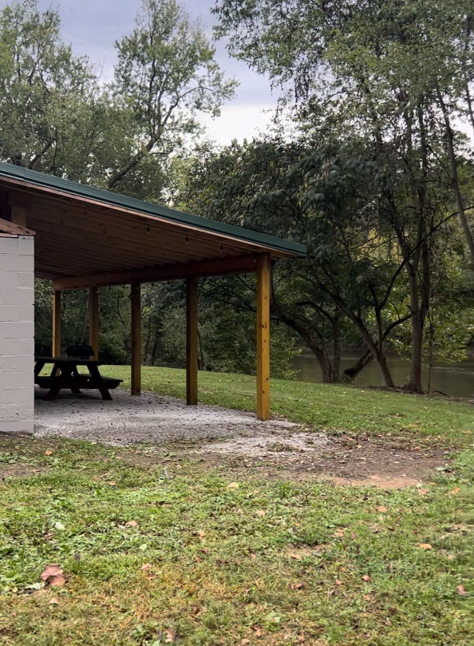 Riverside camp