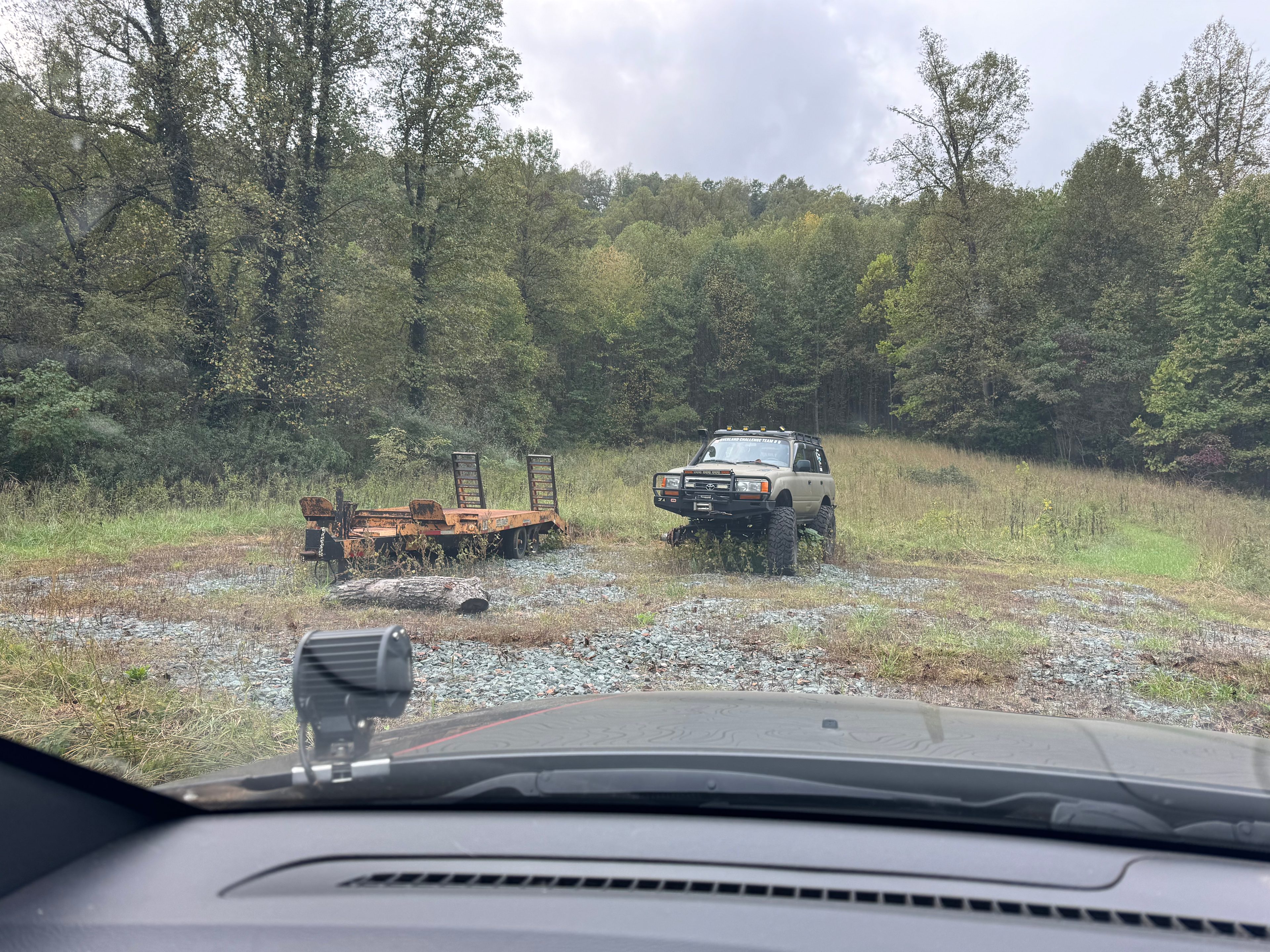 This was the gravel pad for trailers 
