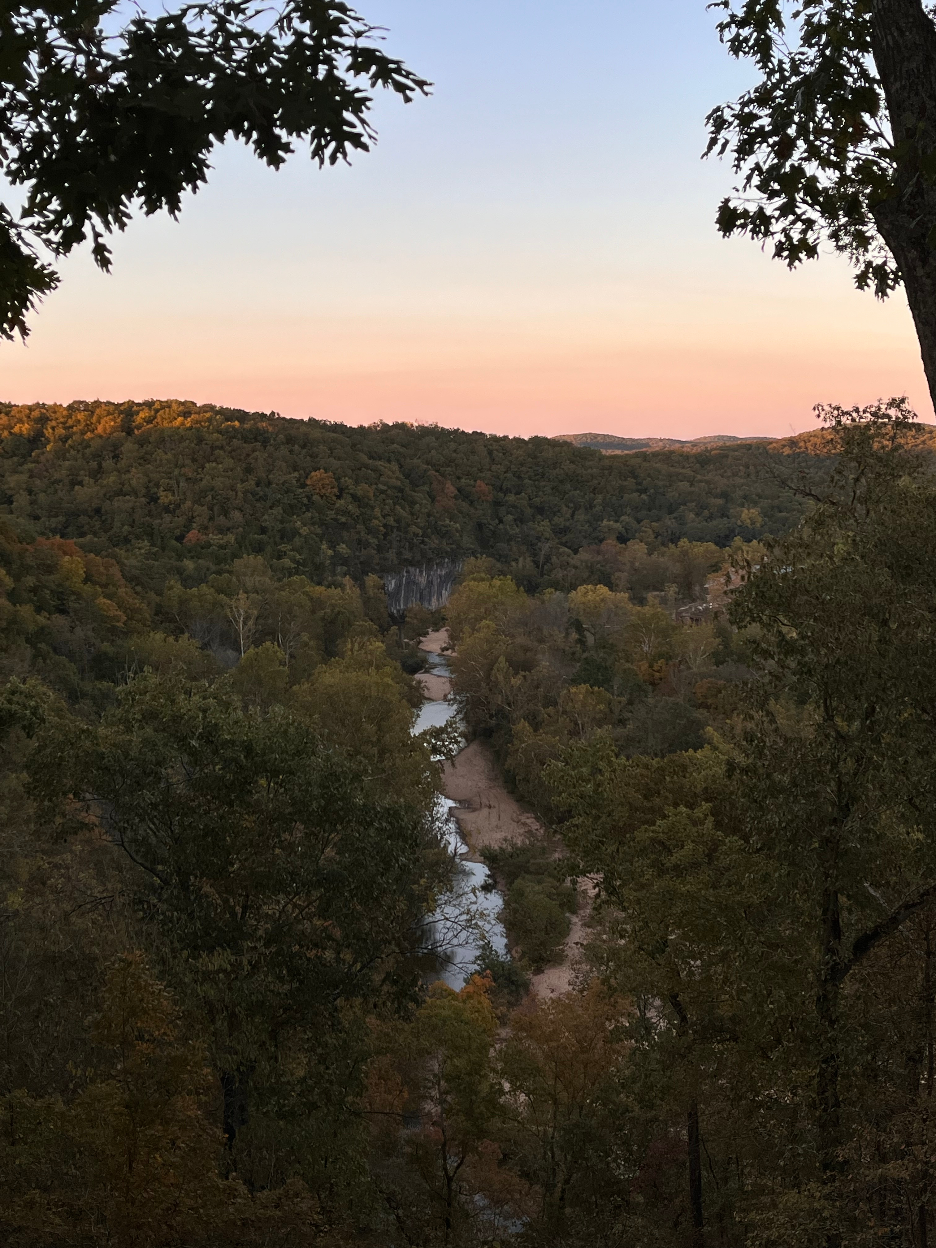 Echo Bluff State Park overlook
