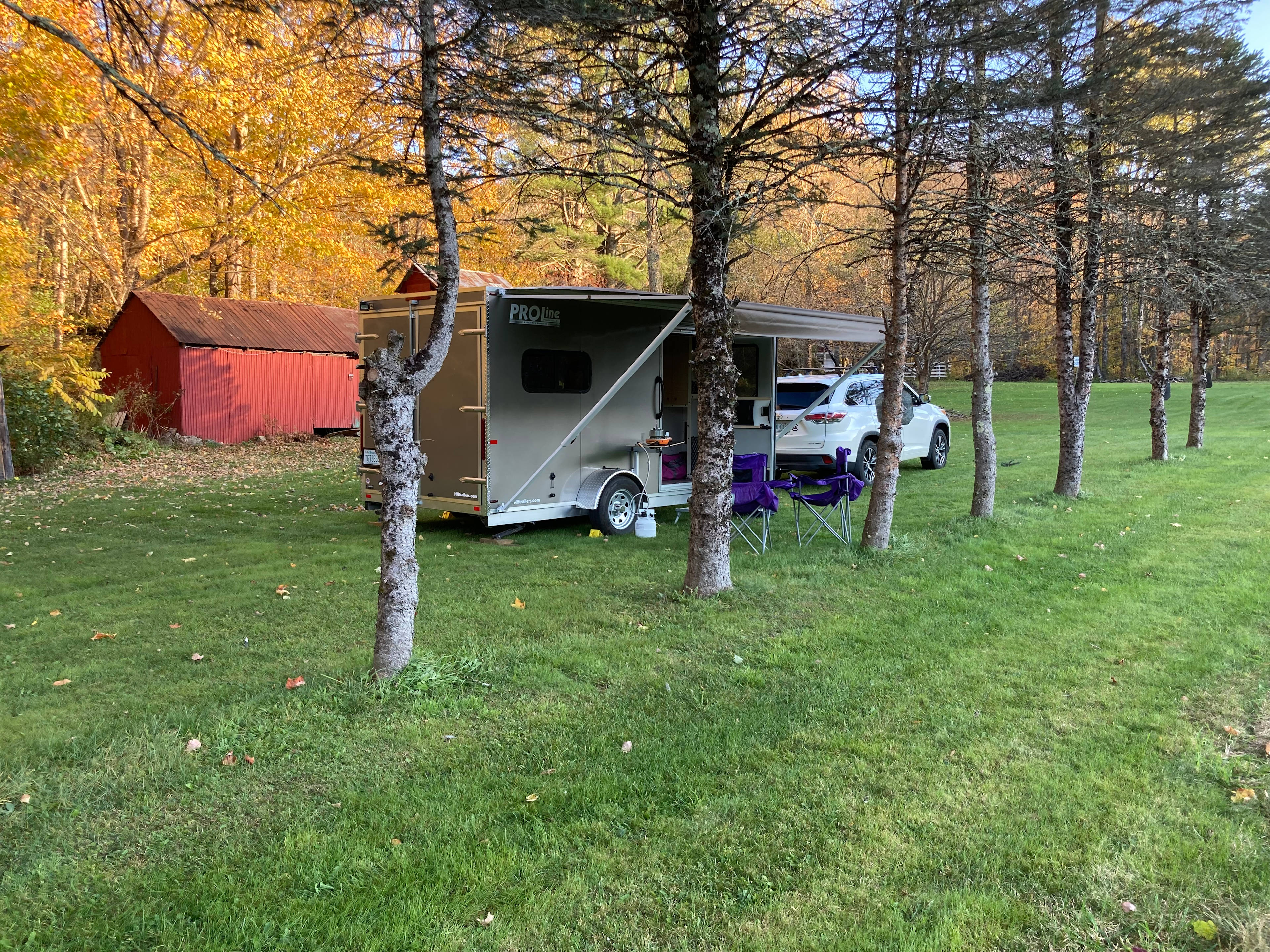 Camp Granville woods field valley 