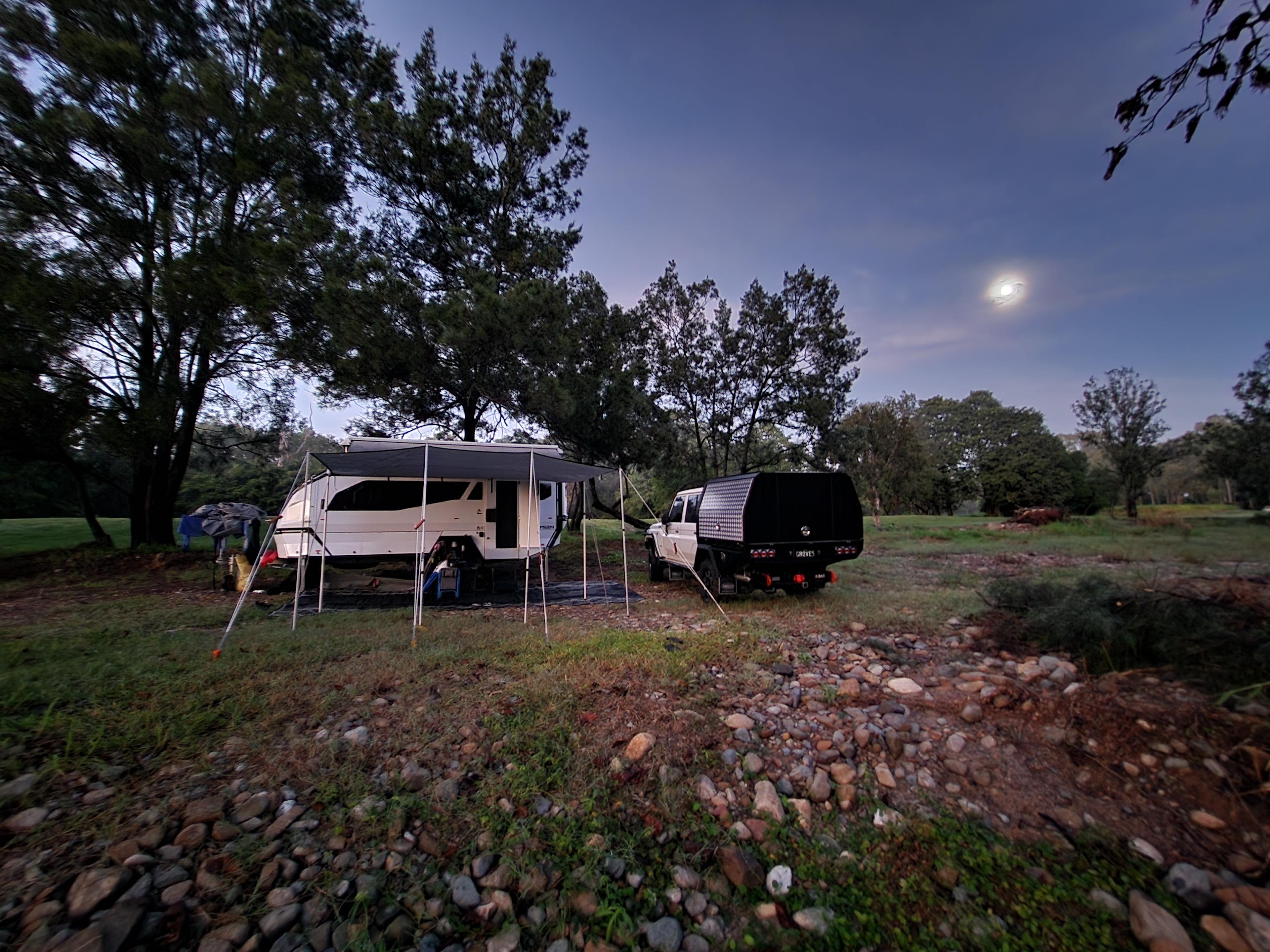 Creek and Antique Camping