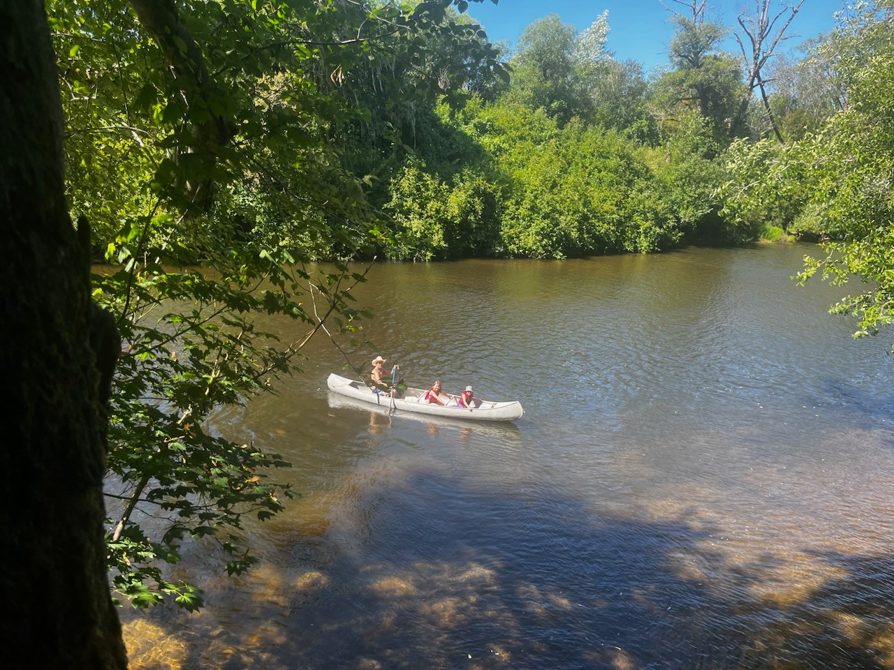 May, June and July are perfect for canoeing on the Nehalem River, before the water gets too shallow.