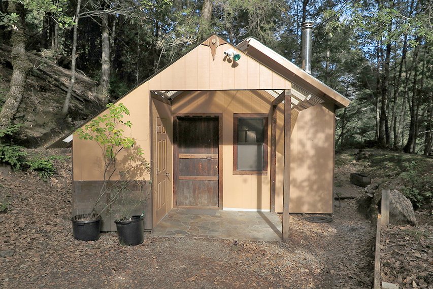 Front of Rustic Cabin