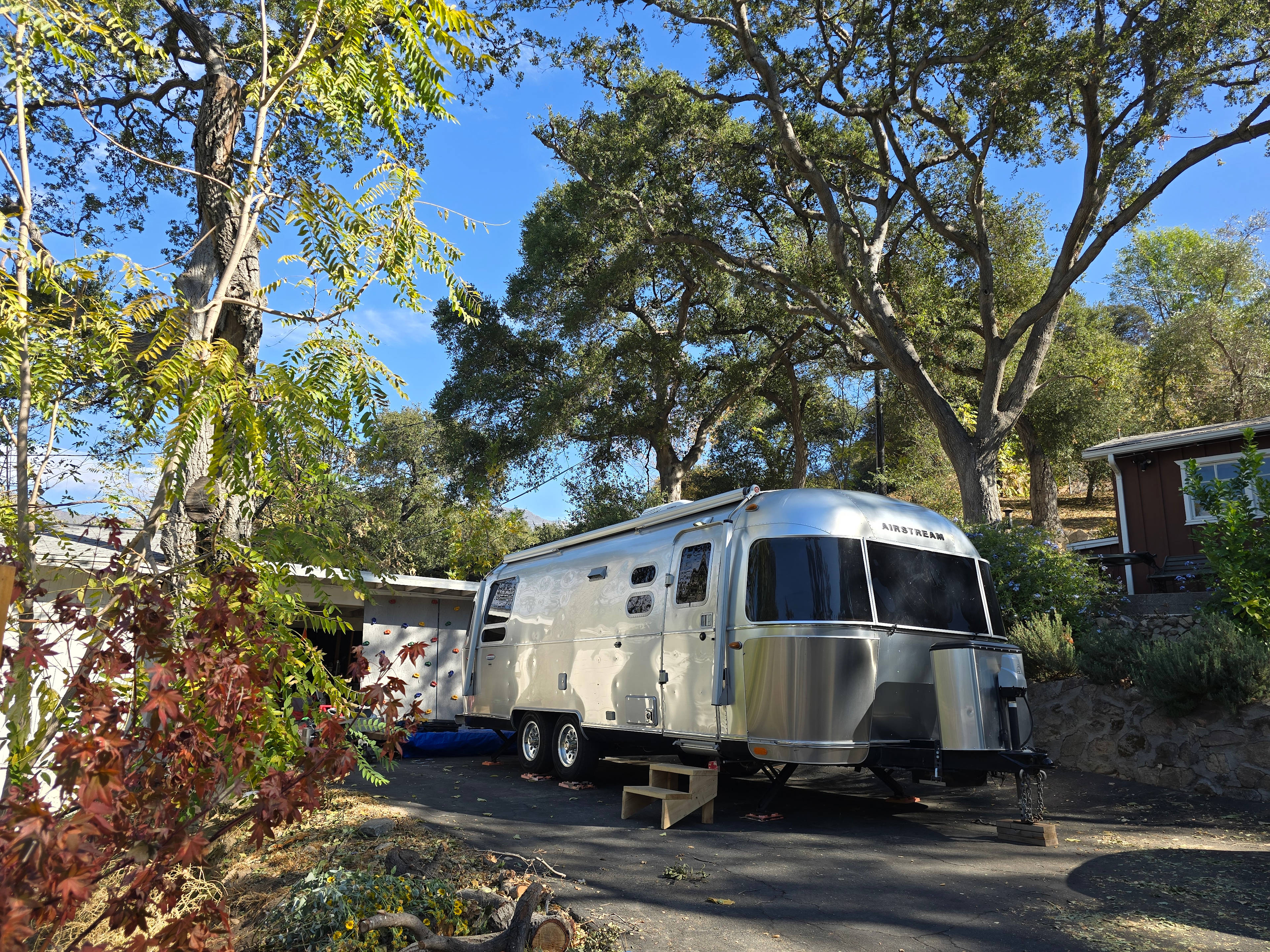 Airstream in Angeles Foothills