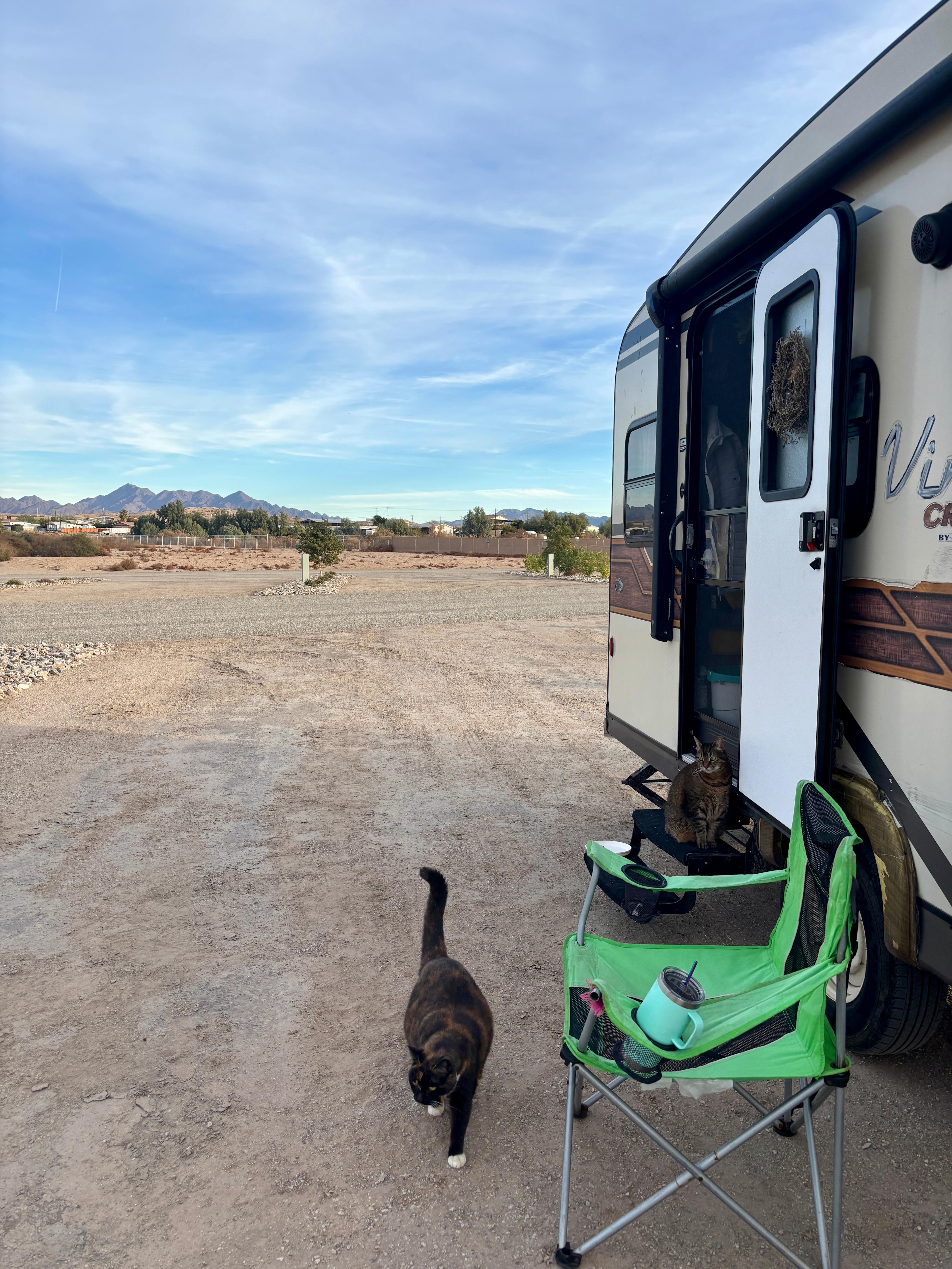 Big driveways, lots are pull thru