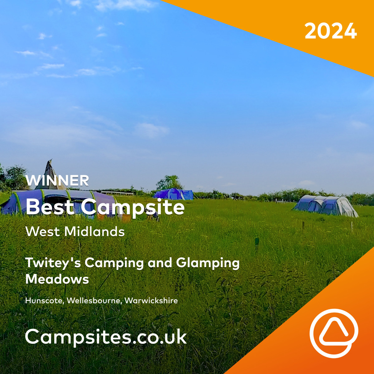 Twitey's Camping & Glamping meadows