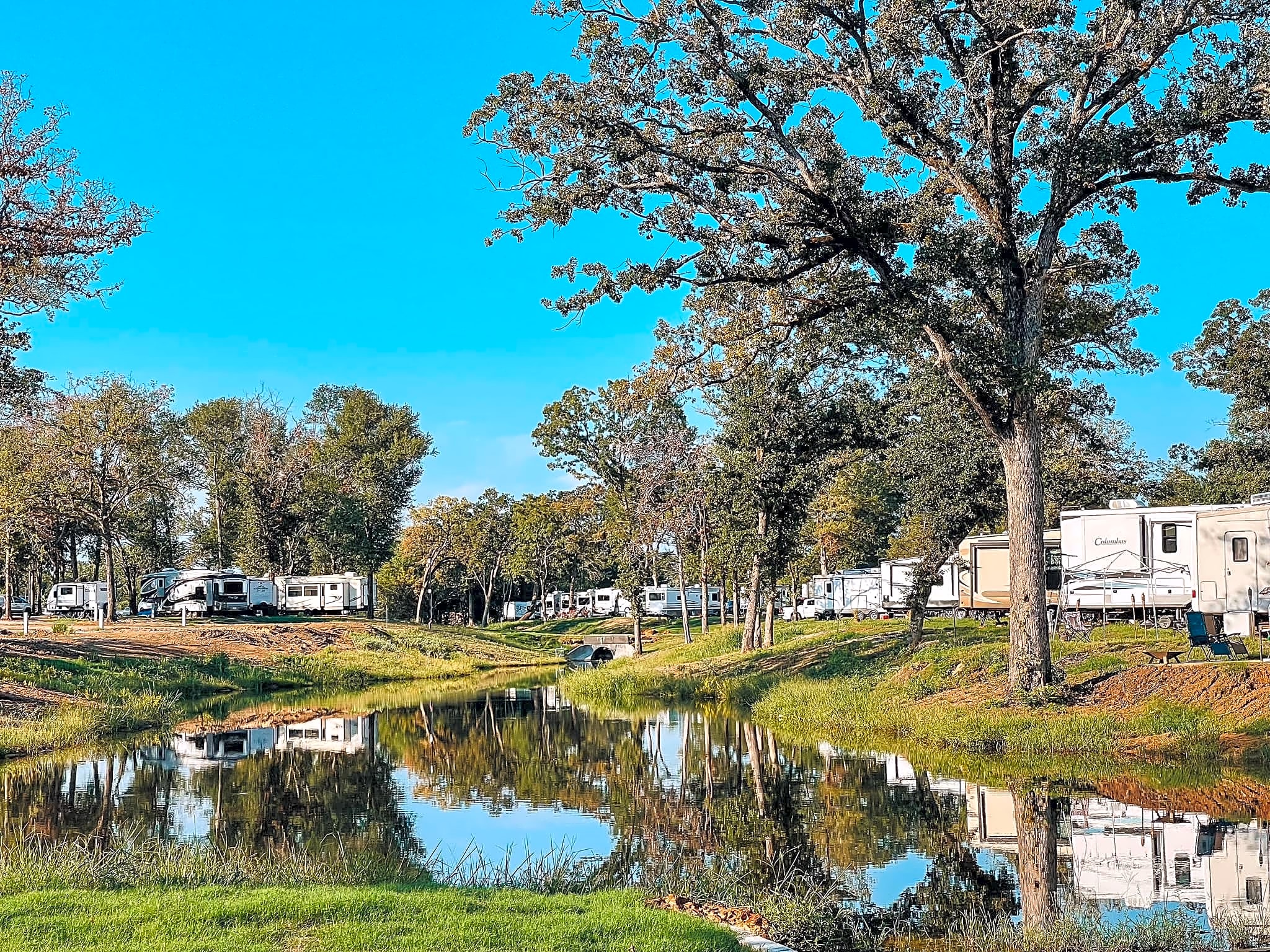 Blue Sky at Cedar Creek Lake RV Park