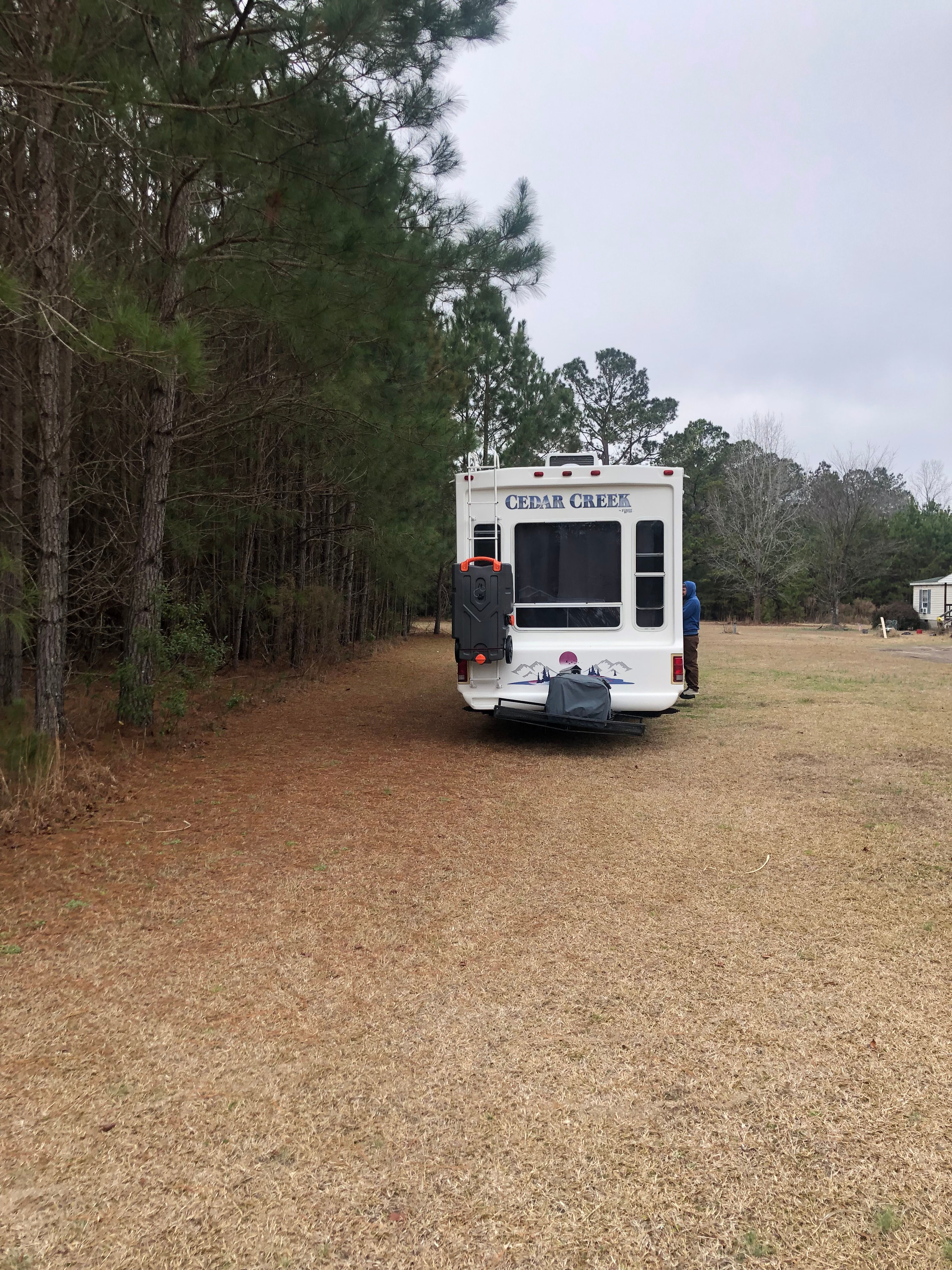 Our spot was very shady and we had plenty of privacy 